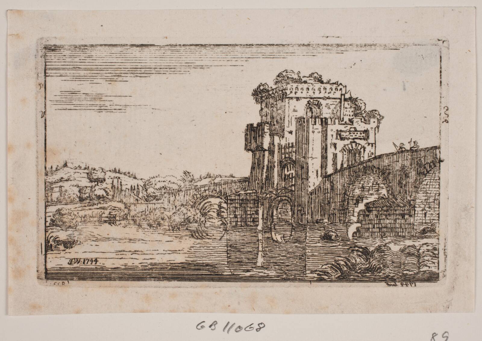 En brobygning, J.W., 1744