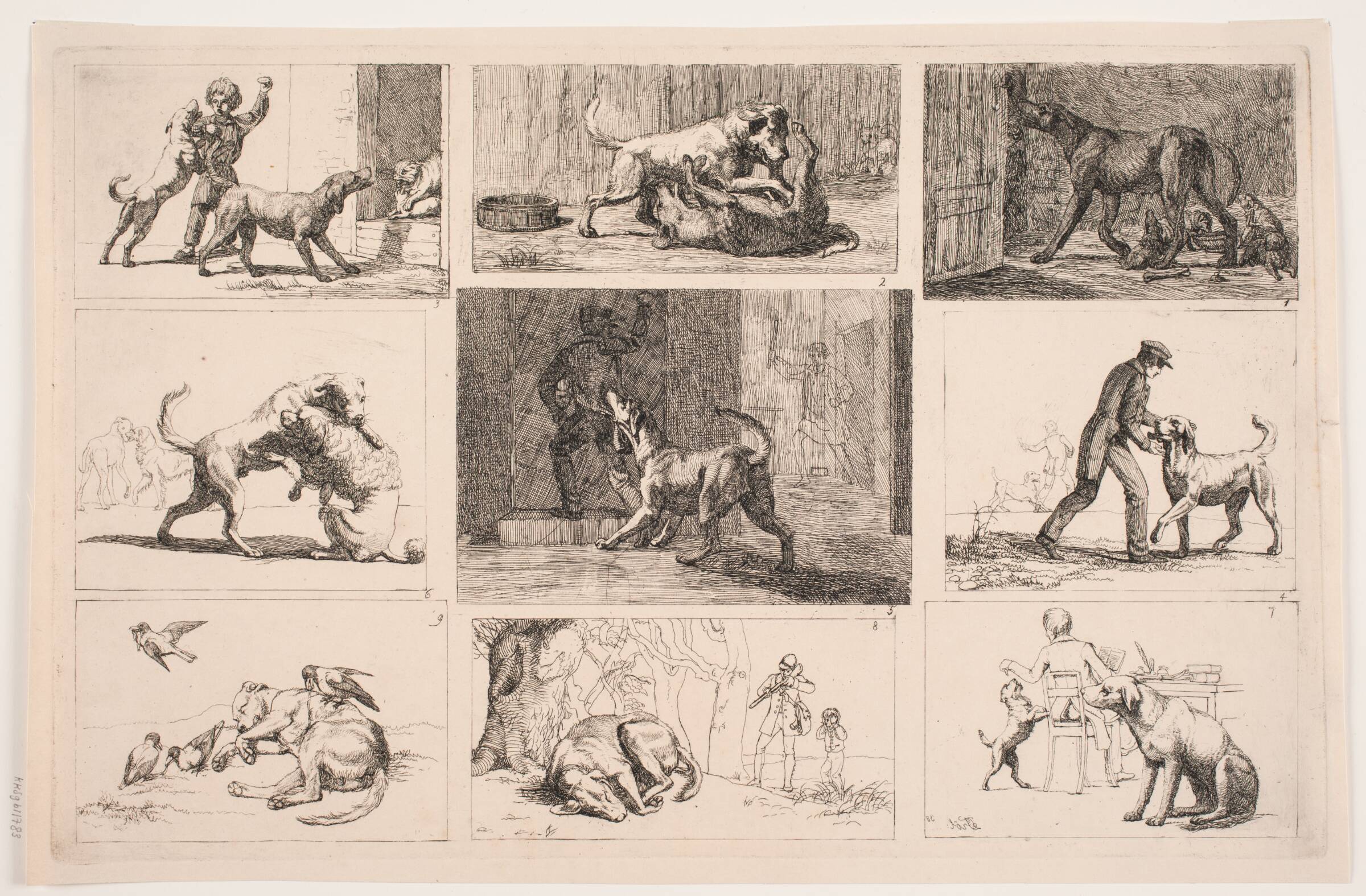 En hunds liv, Lorenz Frølich, 1838