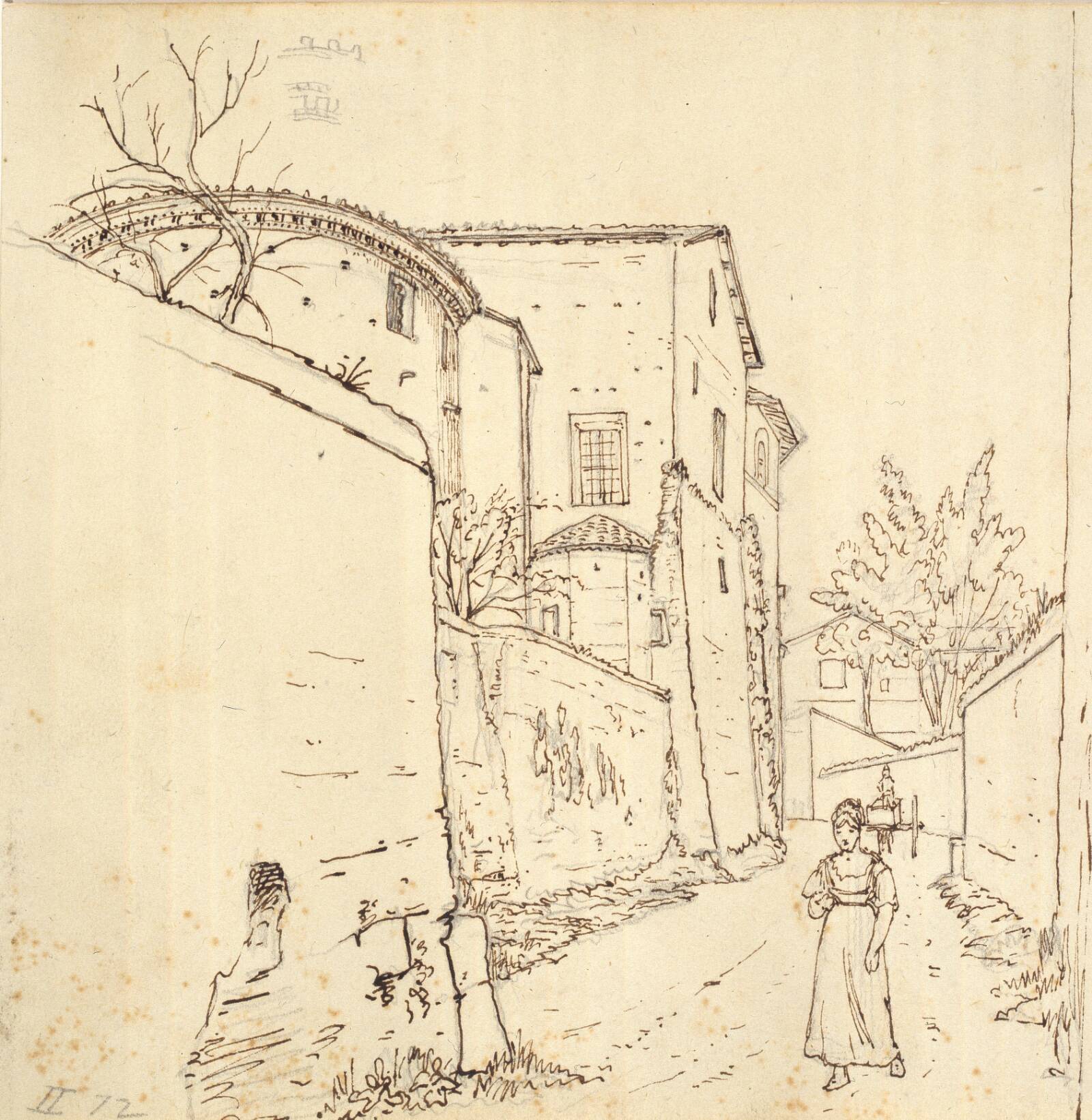 Gade i Rom, Wilhelm Marstrand, 1837