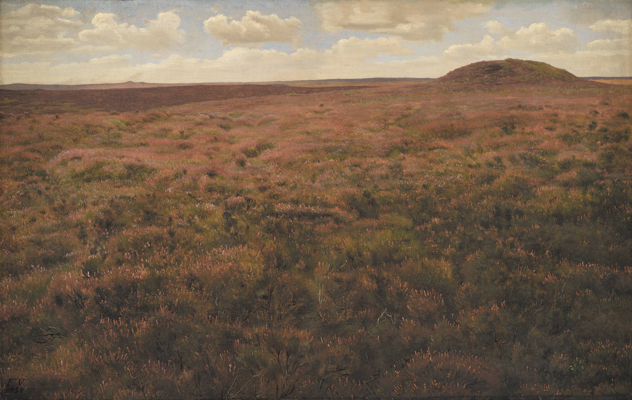 Hedestudie, Frederik Vermehren, 1854