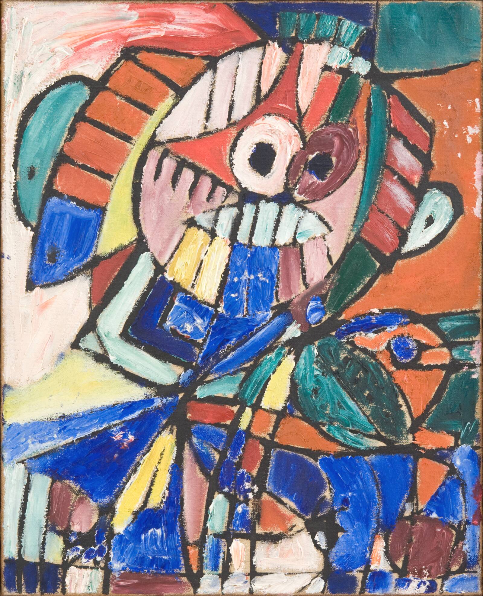 Maske, Carl-Henning Pedersen, 1841-1941