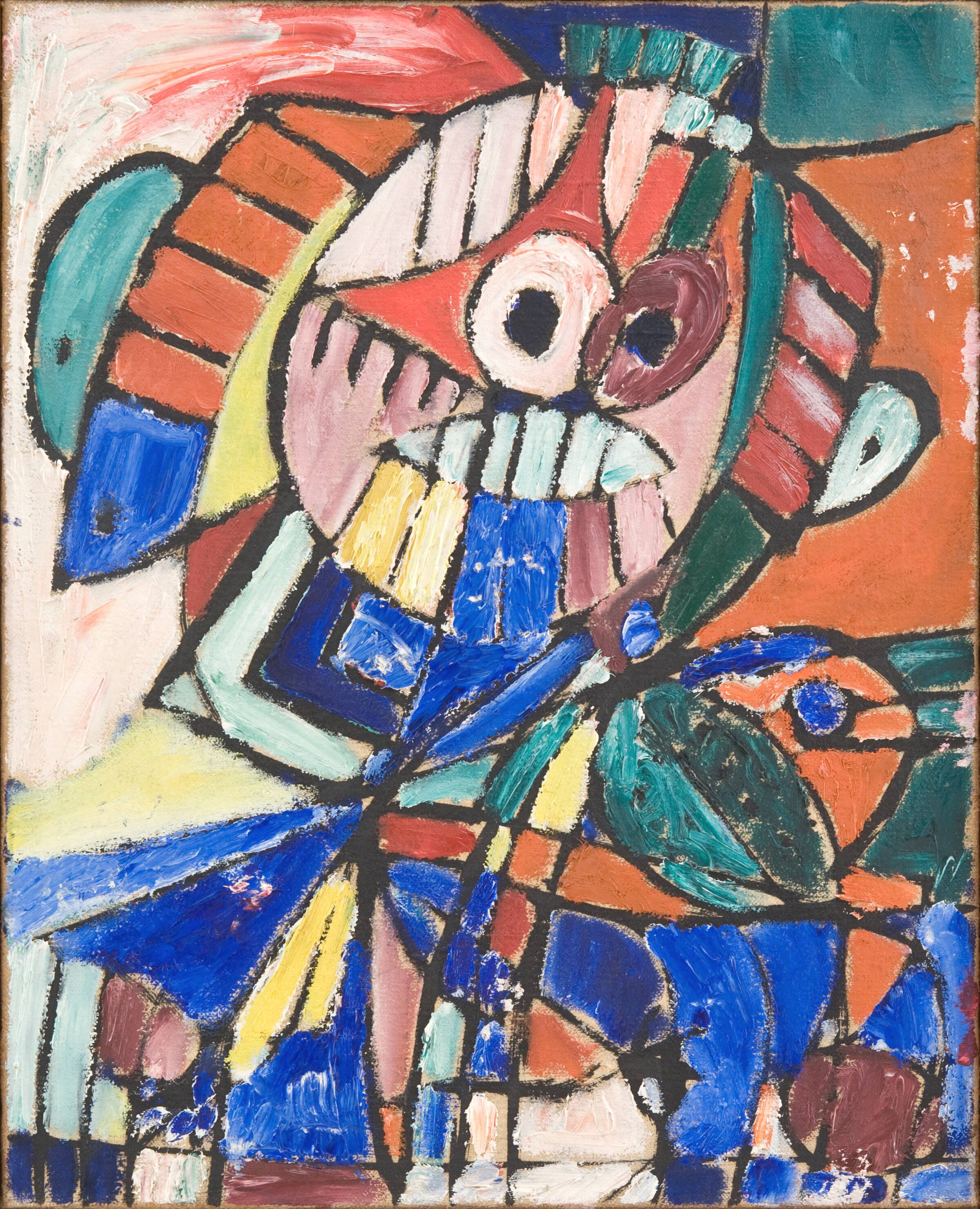 Maske, Carl-Henning Pedersen, 1841-1941