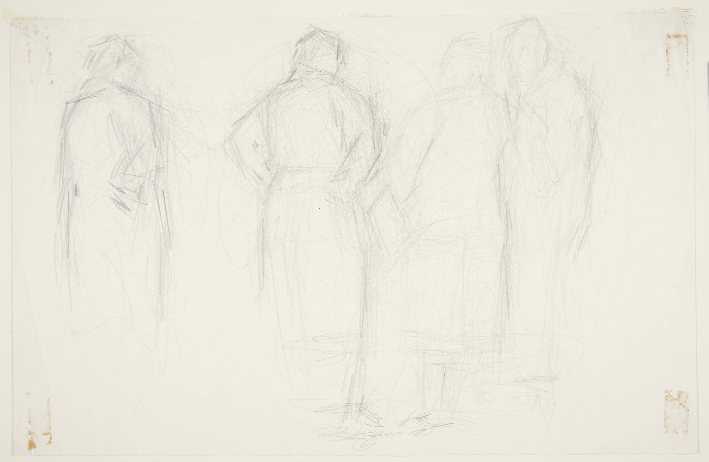 Fire studiefigurer. Fire stående kvinder, Agnete Madsen, 1938-1997