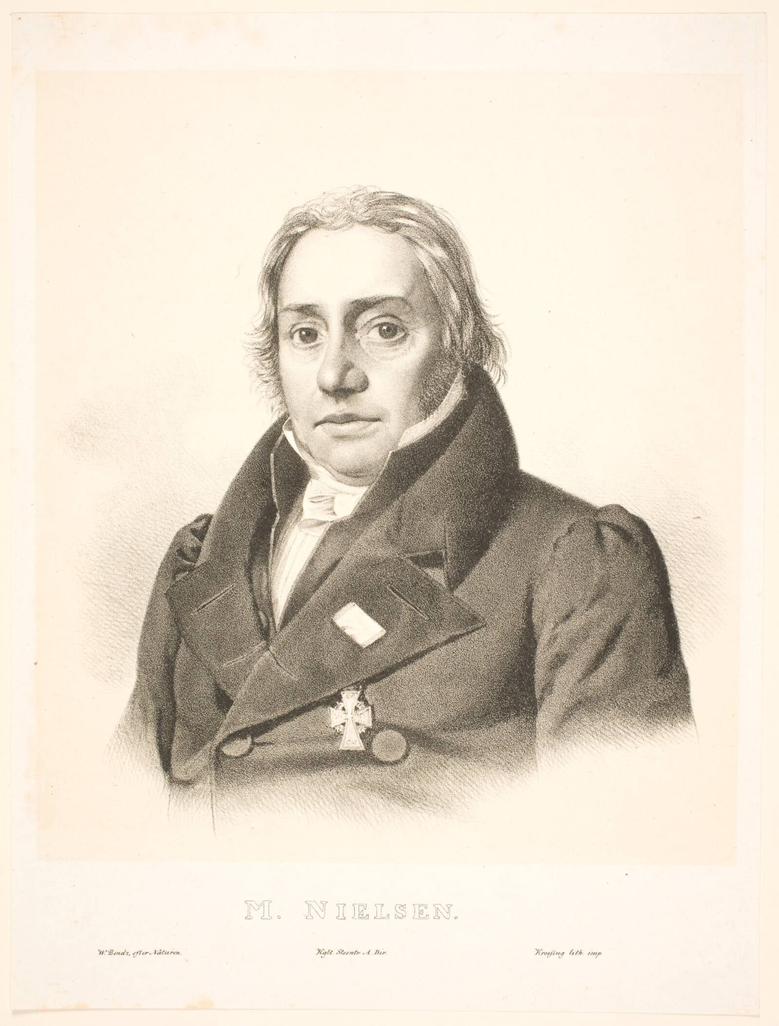 Rektor Michael Nielsen, Wilhelm Bendz, 1830