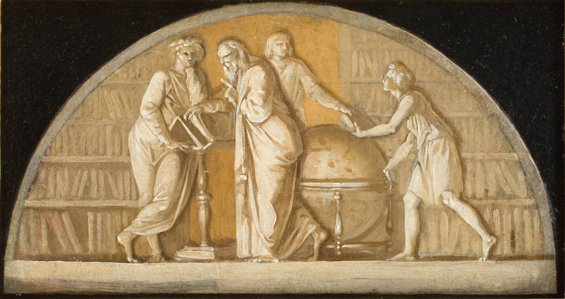 The Foundation of the Royal Library, by Nicolai Abildgaard, 1781-1784