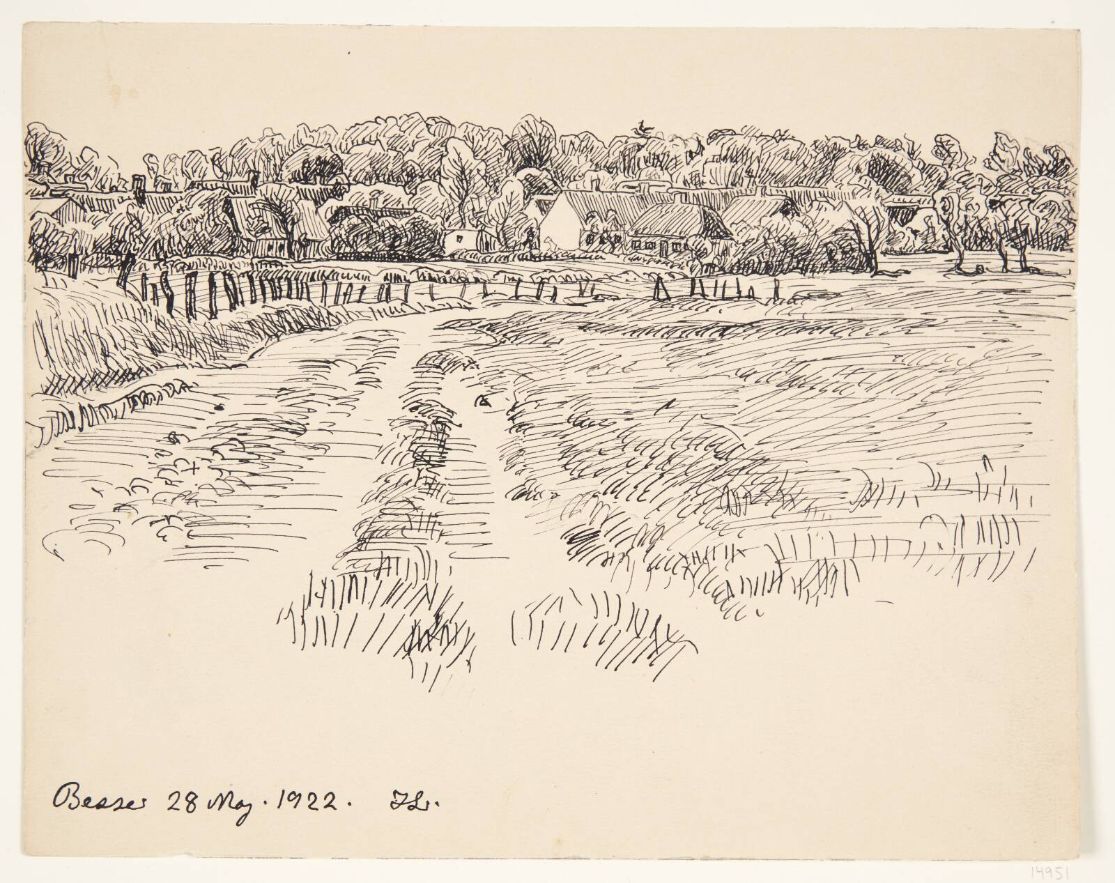 "Besser". Samsø, Johannes Larsen, 1922