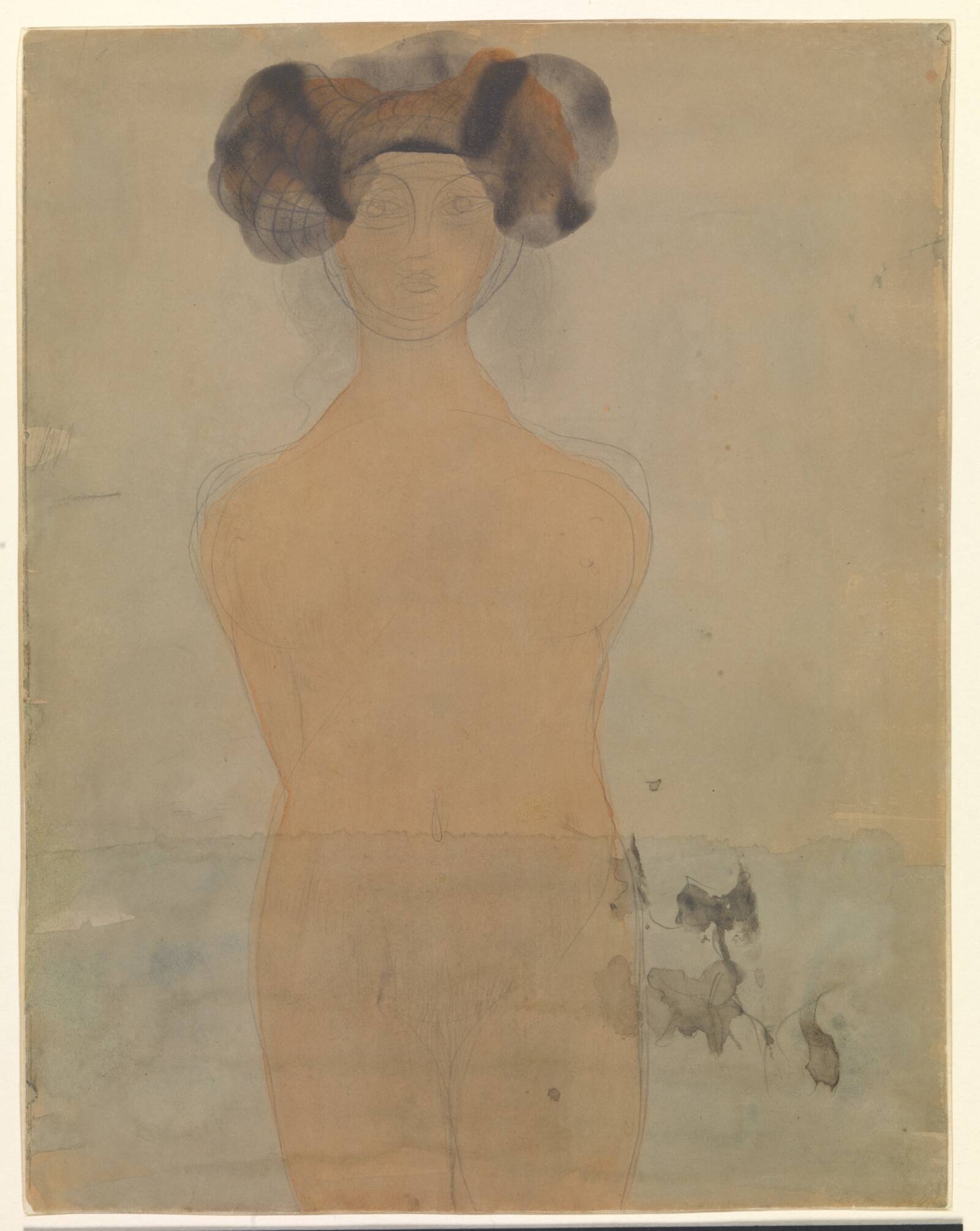Stående kvinde i vand, Auguste Rodin, 1898-1902