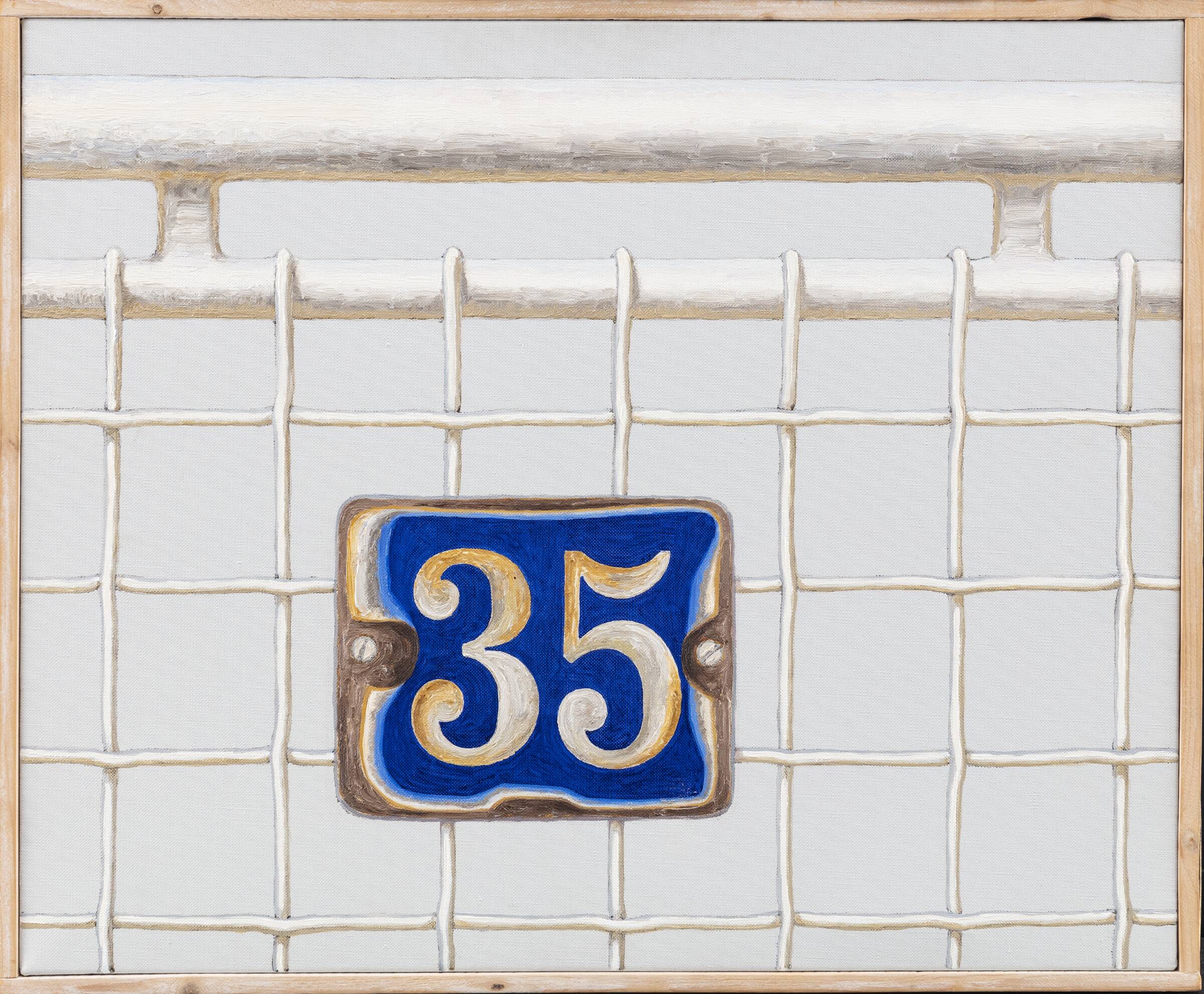 Kolonihavelåge med nummeret 35, Alfred Madsen, 1972