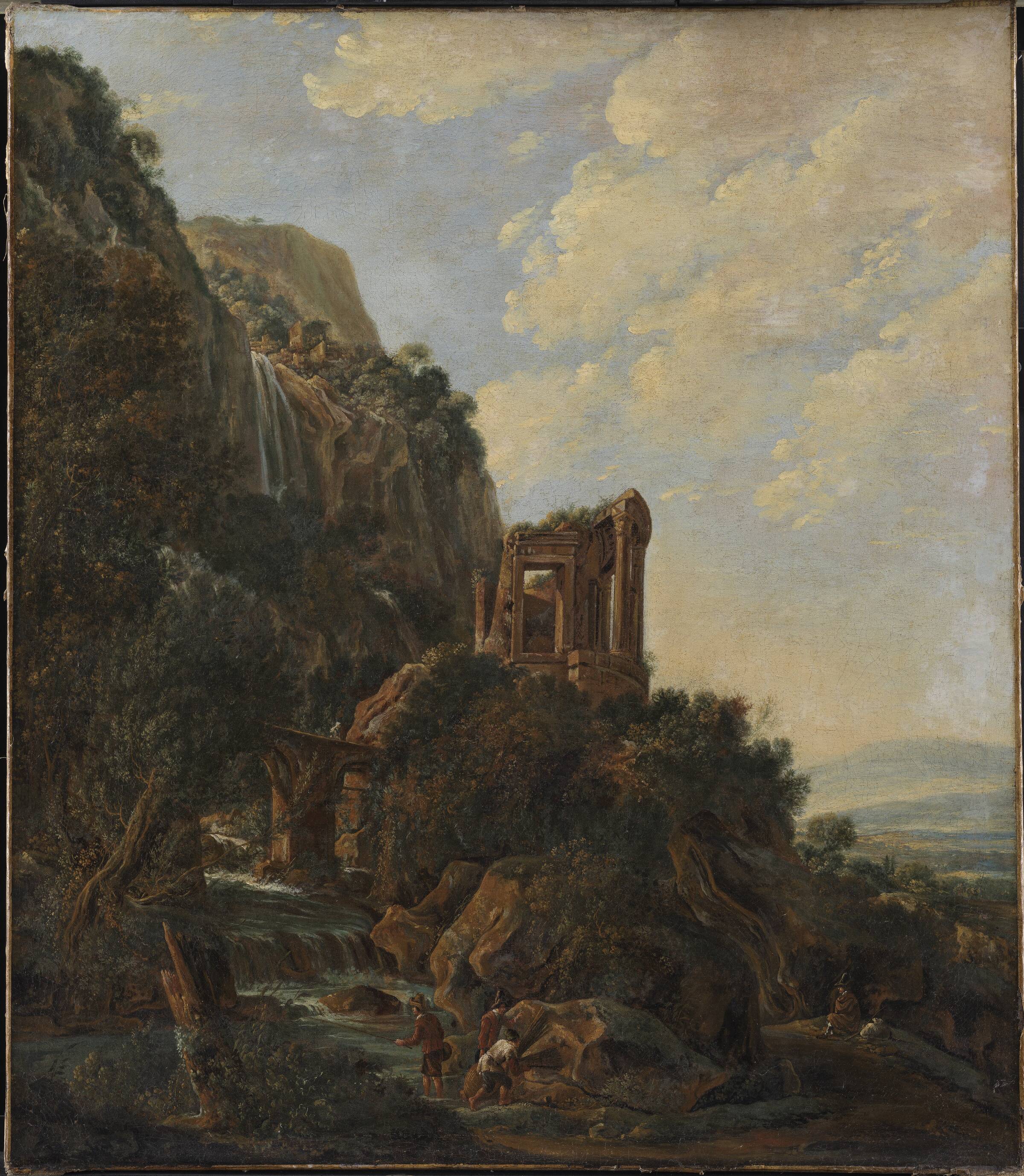 Cascatellen ved Tivoli, Hans I Jordaens, 1809