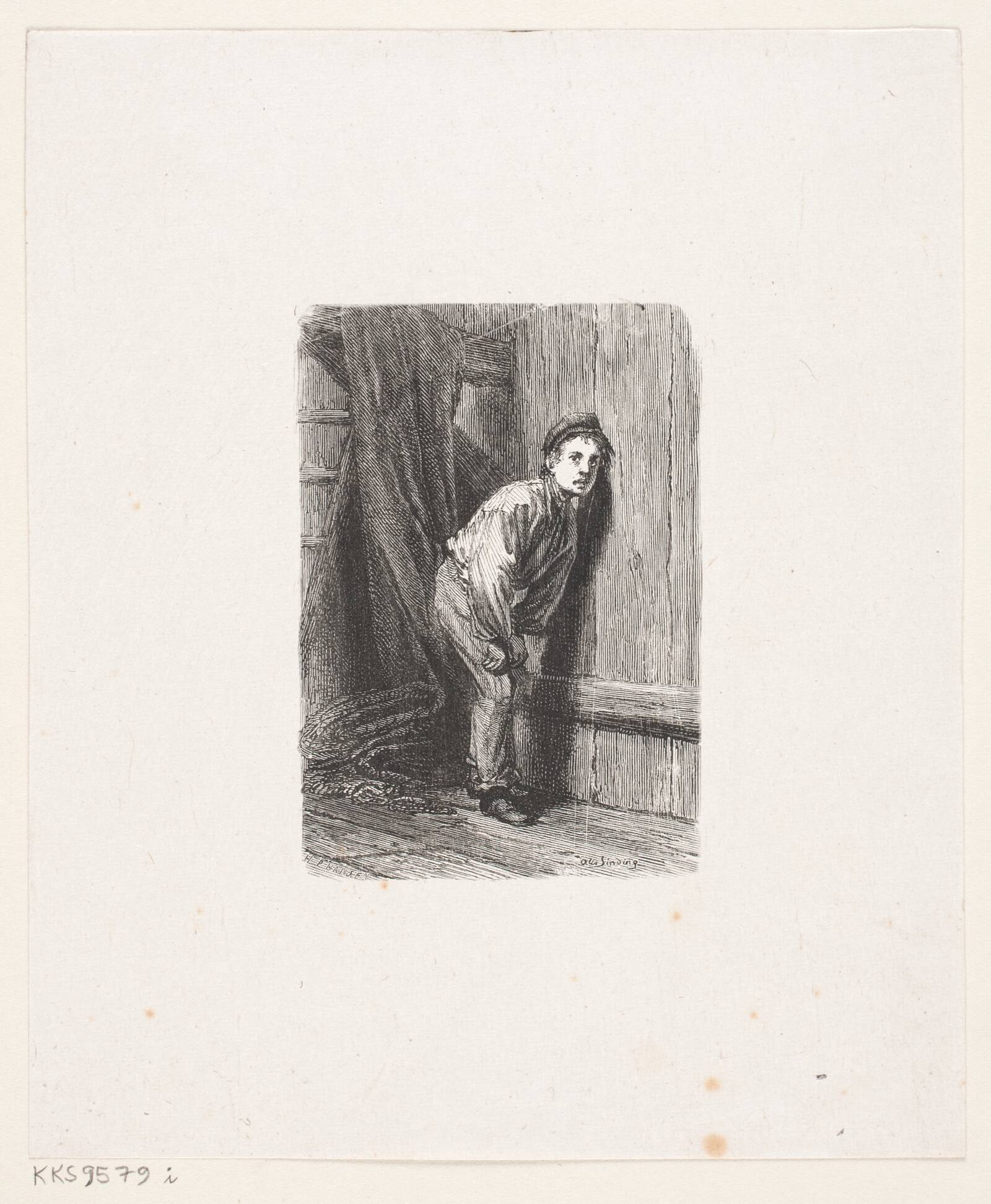 Illustration til "Makreldorg", H.P. Hansen, 1829-1899
