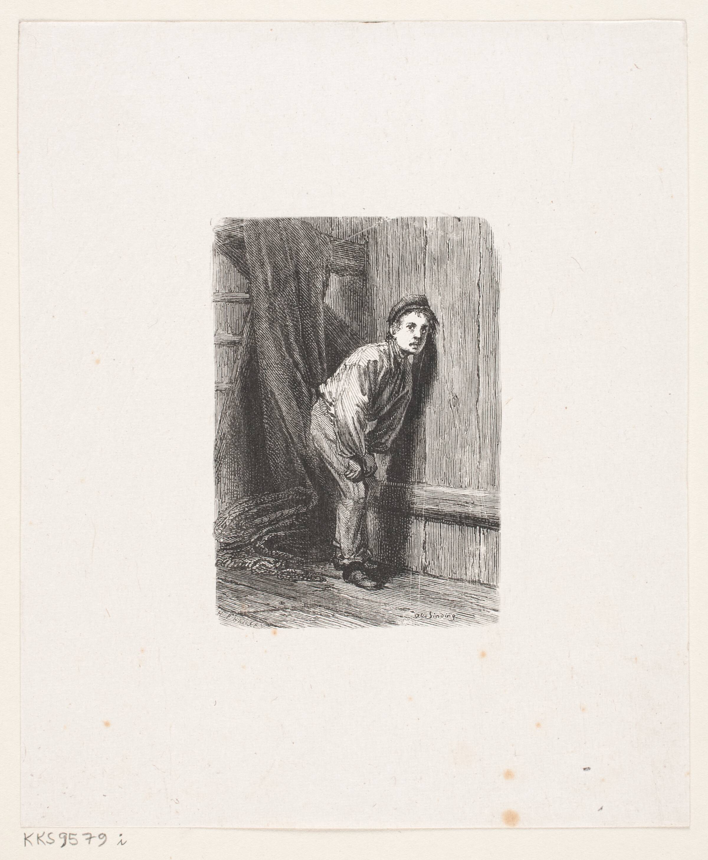 Illustration til "Makreldorg", H.P. Hansen, 1829-1899