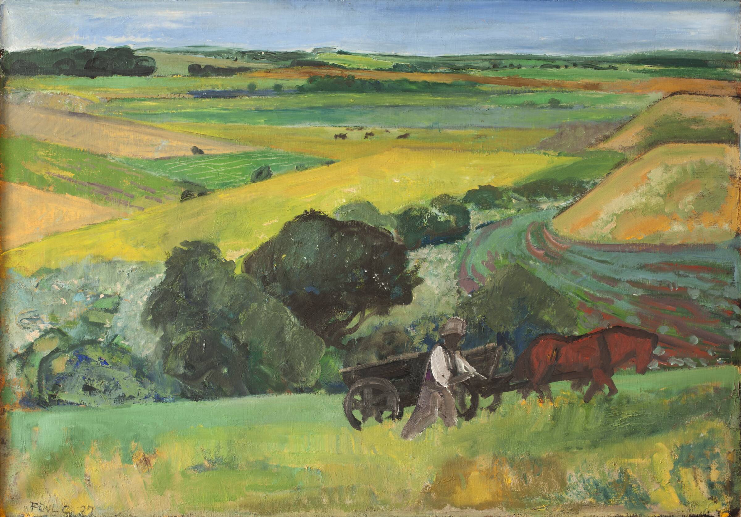 Sommerlandskab, Povl Christensen, 1937