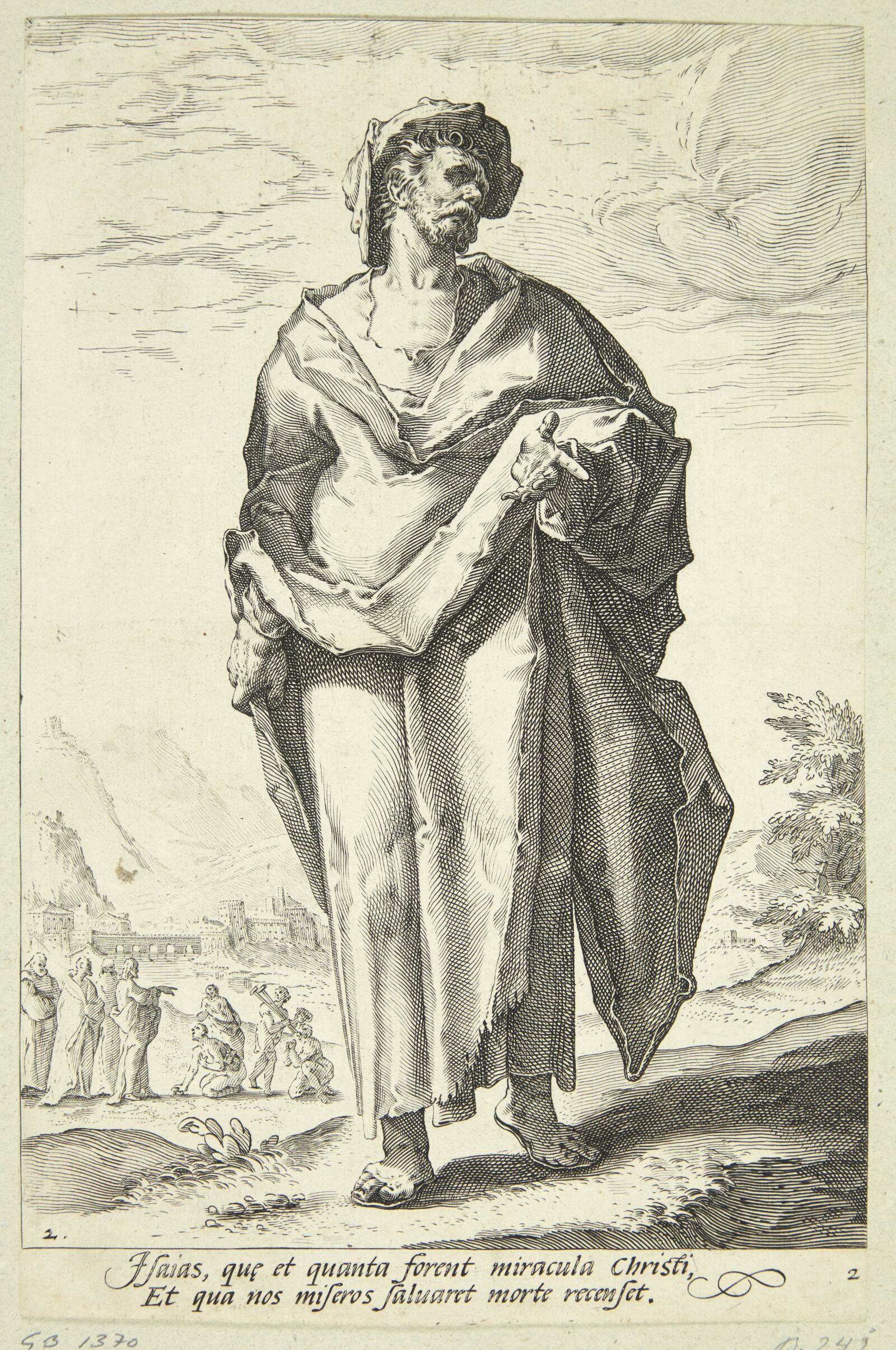 Esajas, Jacob Matham, 1589