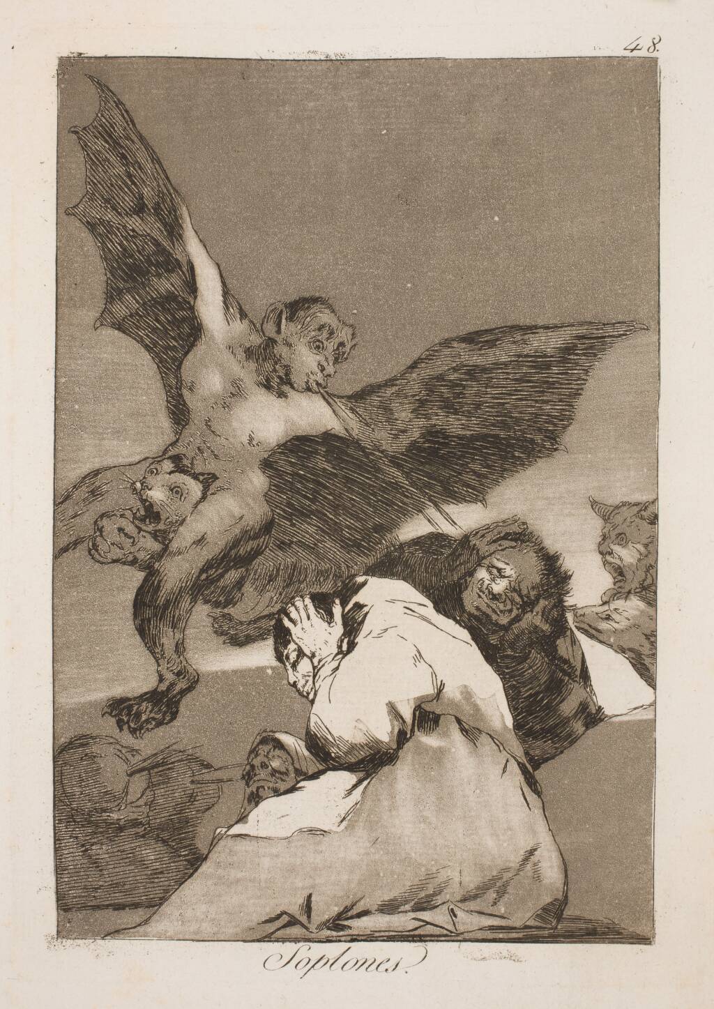De blæser dem i ørene, Francisco de Goya, 1797-1798