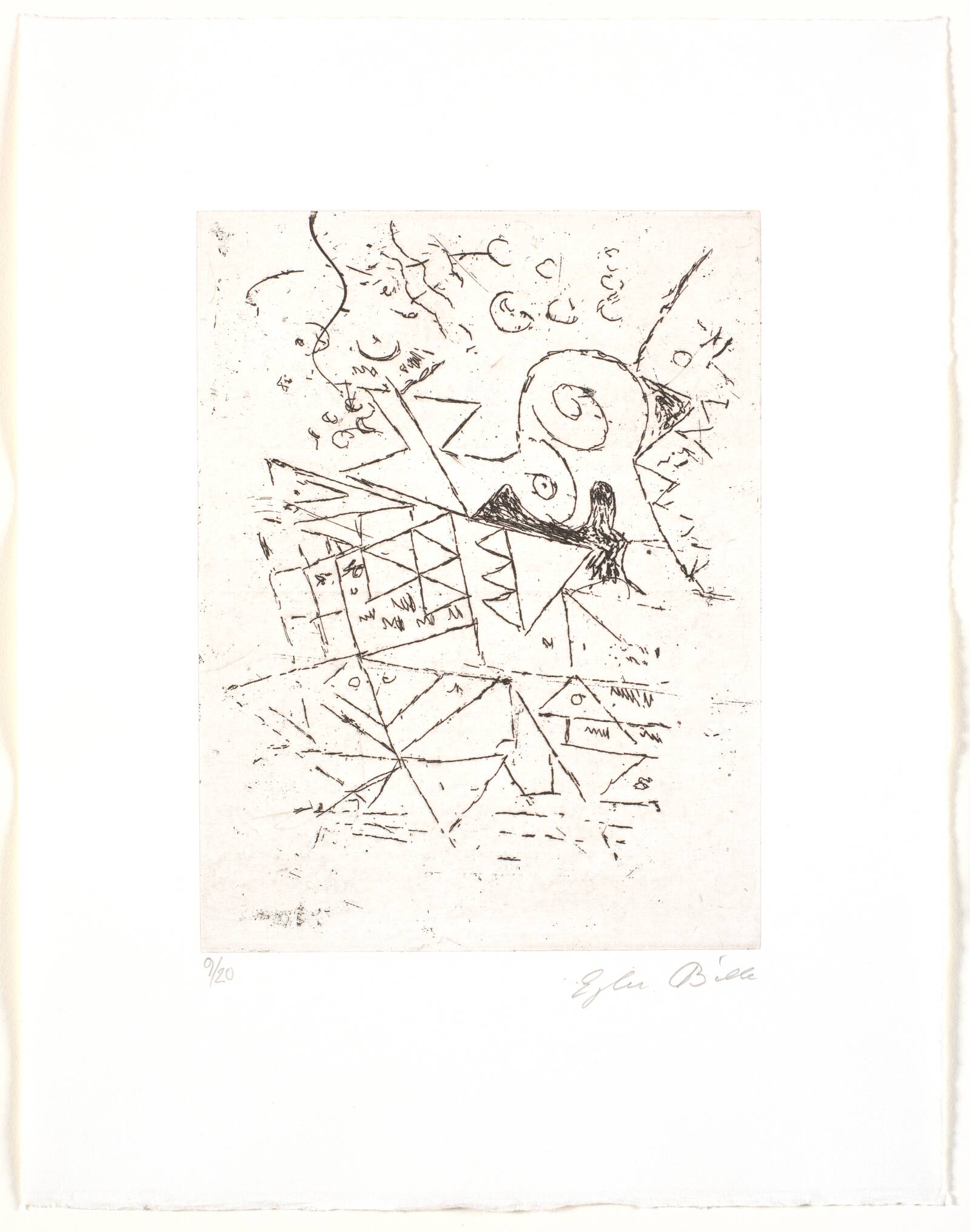Uden titel, Ejler Bille, 1999