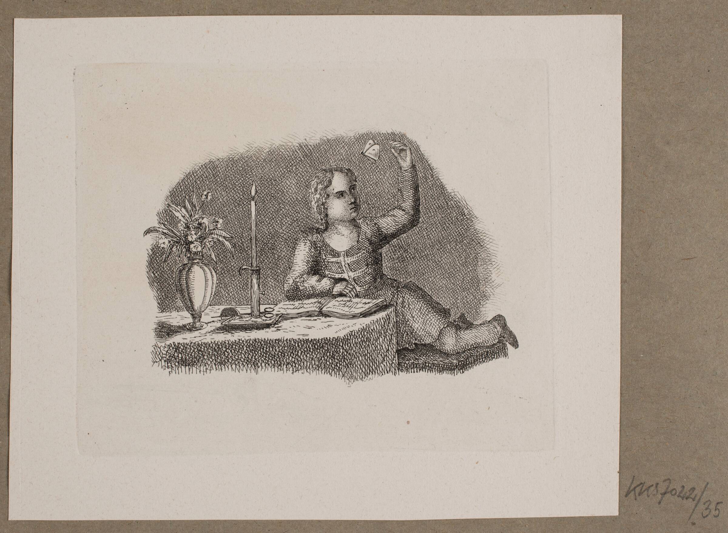 Illustration til O. Specter, "Fabler for Børn", Vilhelm Kyhn, 1838