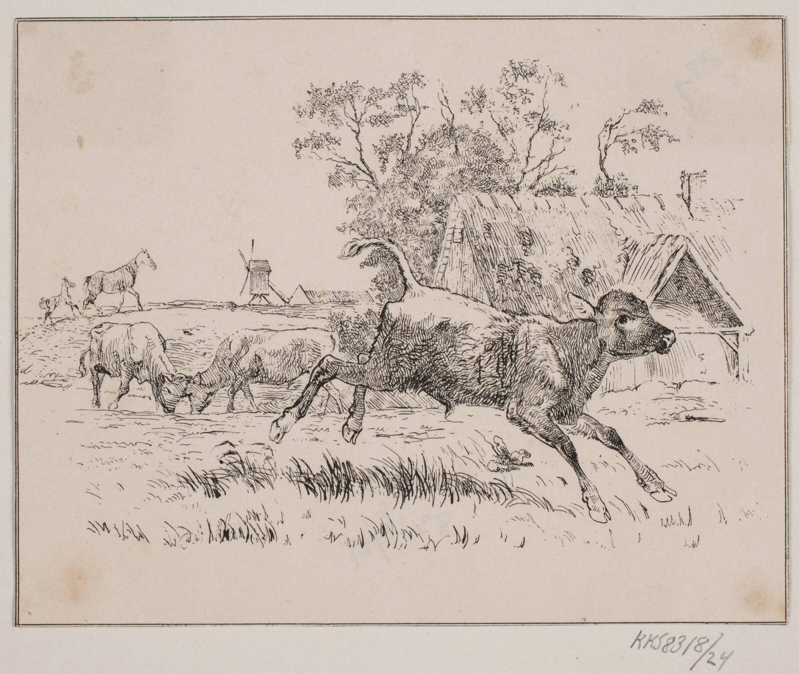 Hjorten, Adolph Kittendorff, 1845