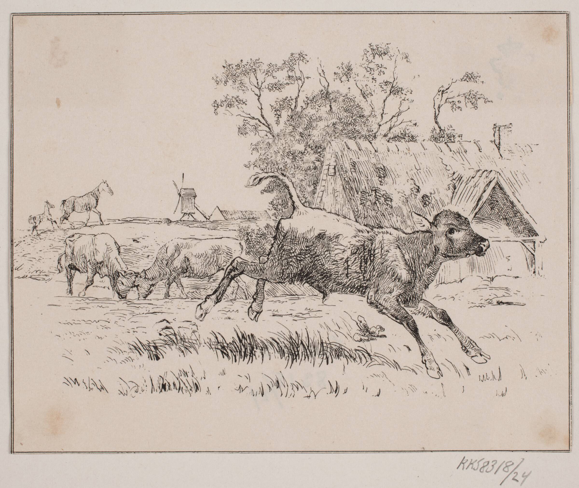 Hjorten, Adolph Kittendorff, 1845