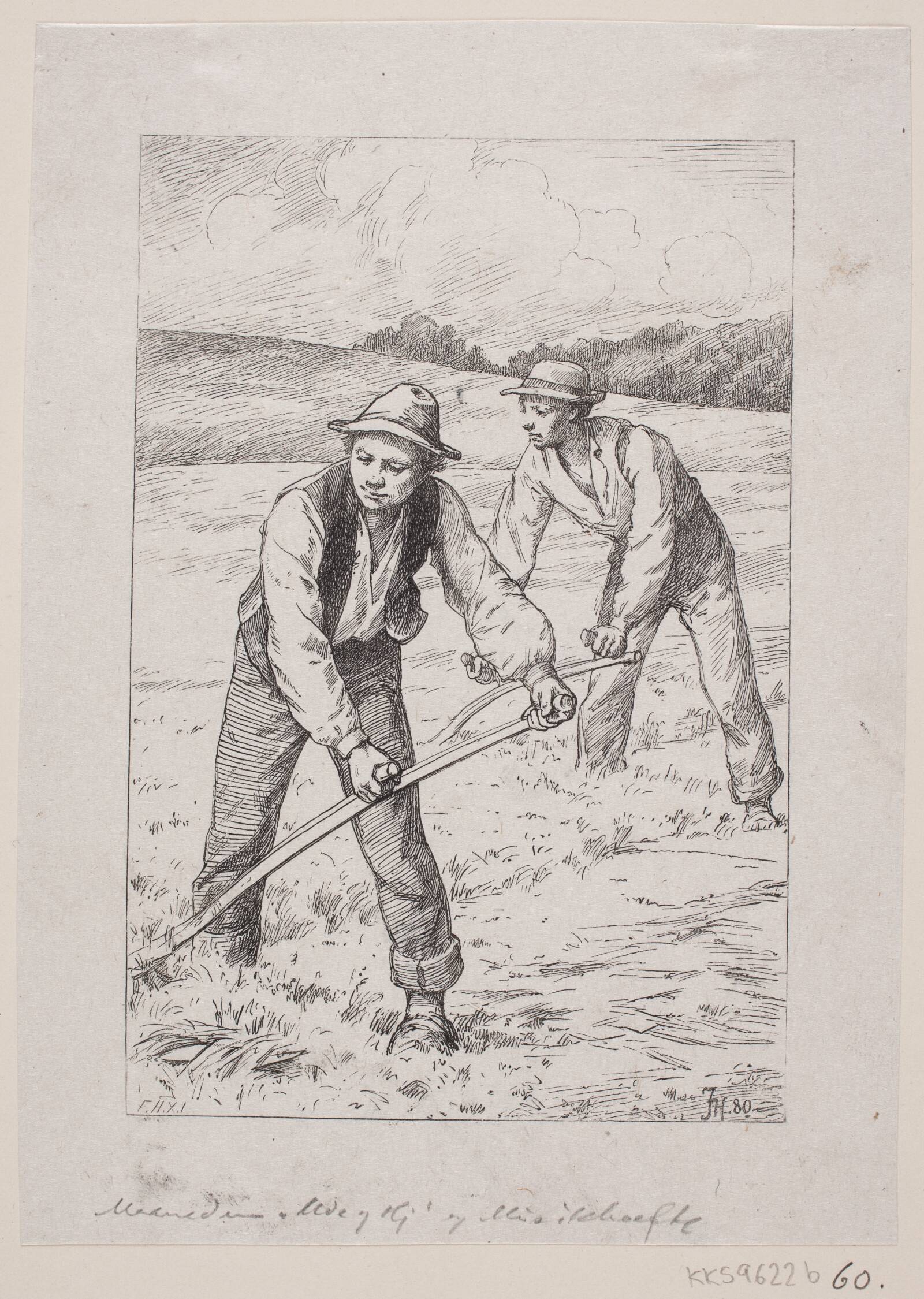 Illustration til Holger Drachmann, "Juli", Ubekendt, 1880
