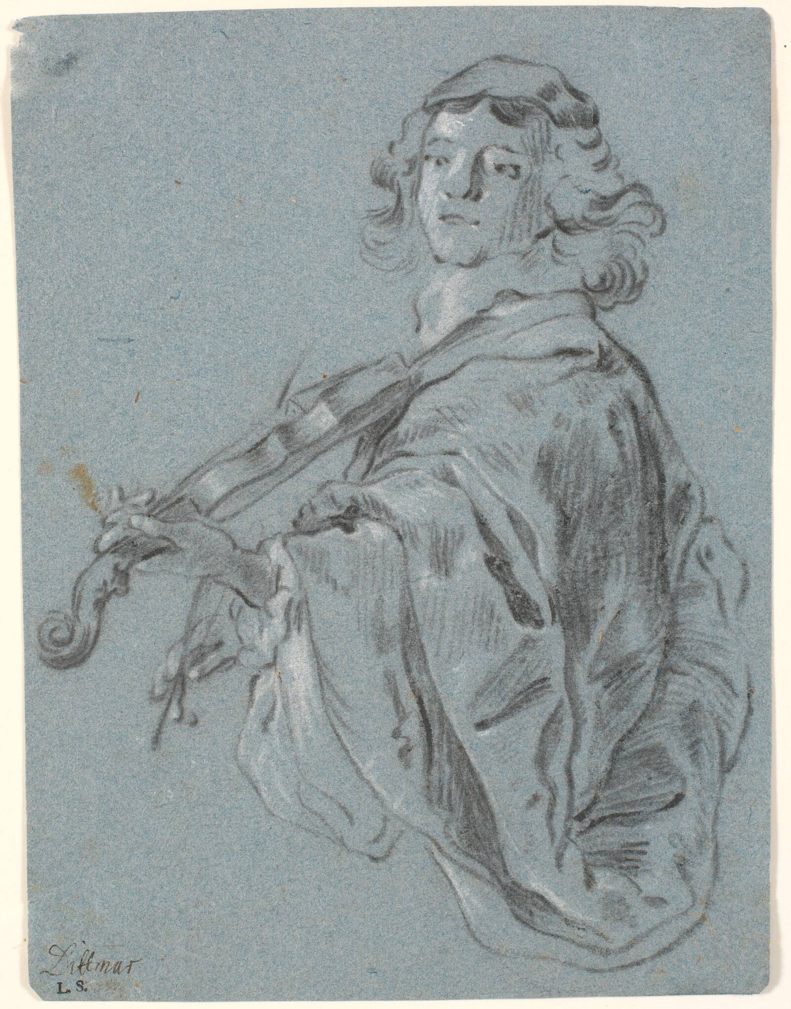 Ung violinspiller, Heinrich Dittmers, 1625-1677