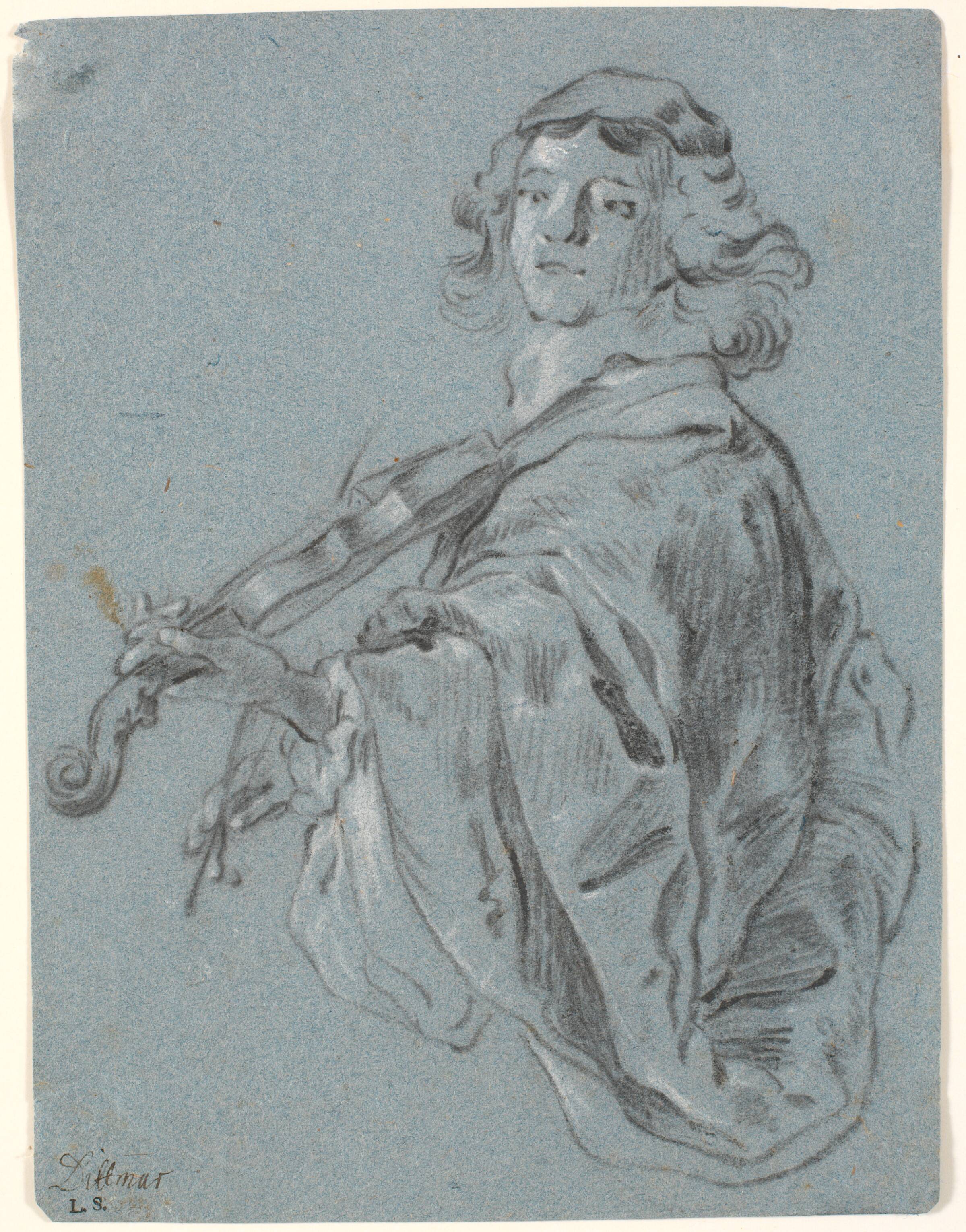 Ung violinspiller, Heinrich Dittmers, 1625-1677