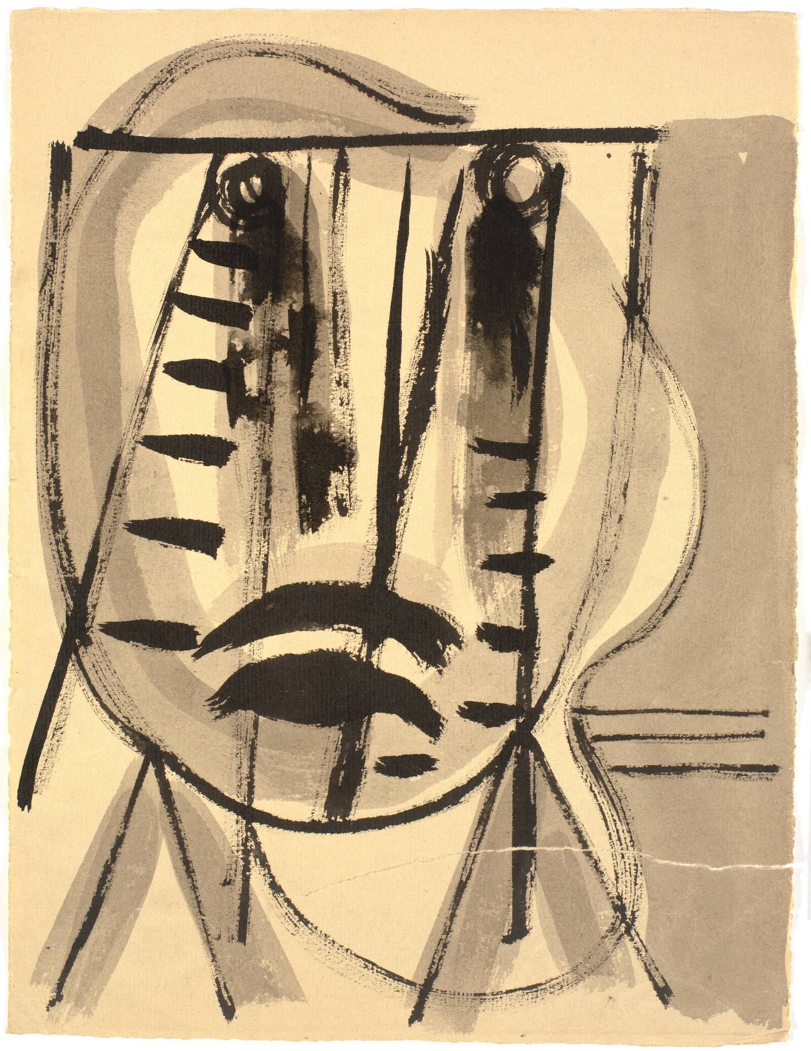 Figuration, hoved, Richard Mortensen, 1945-1948