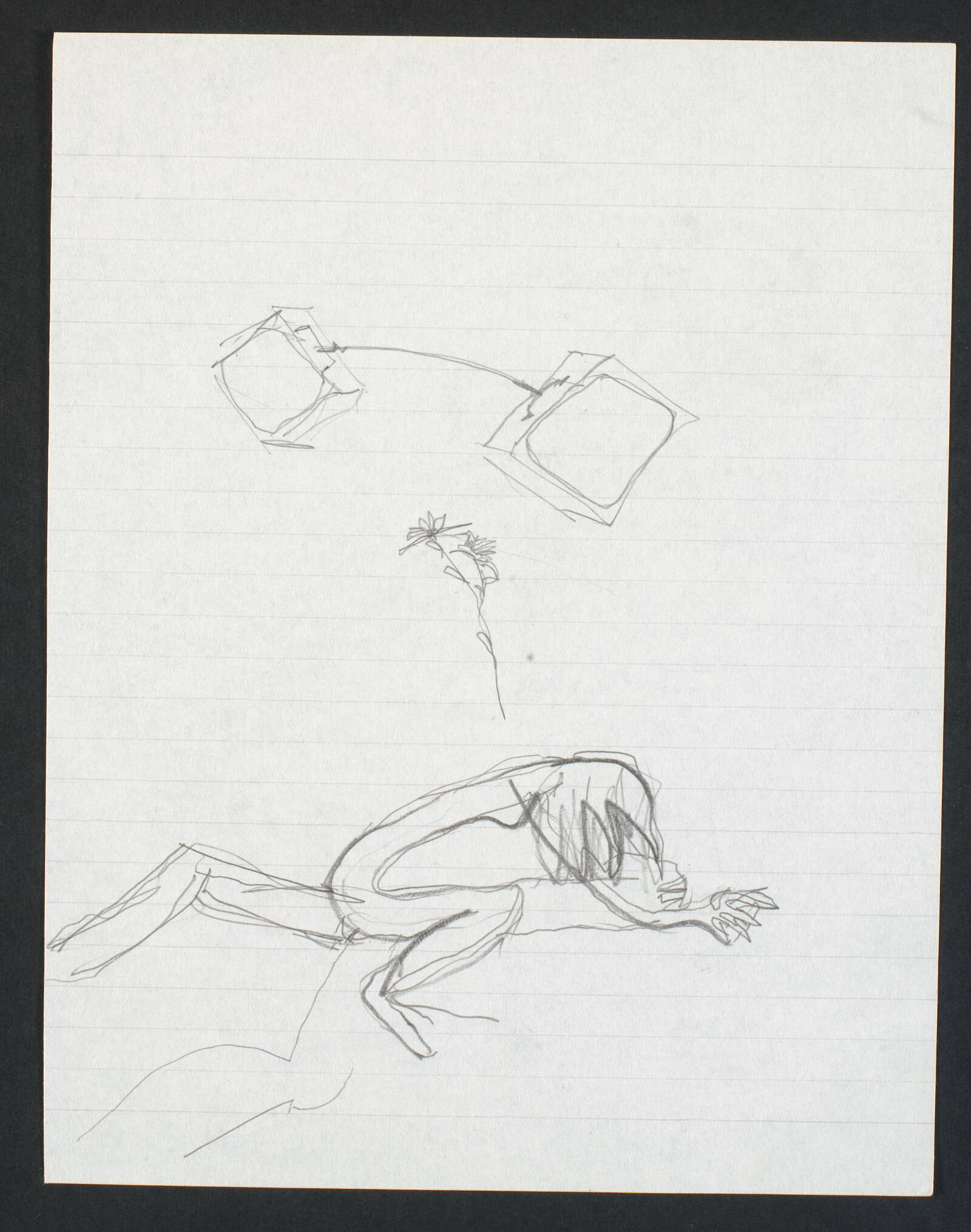 Tegning, Lone Høyer Hansen, 1984