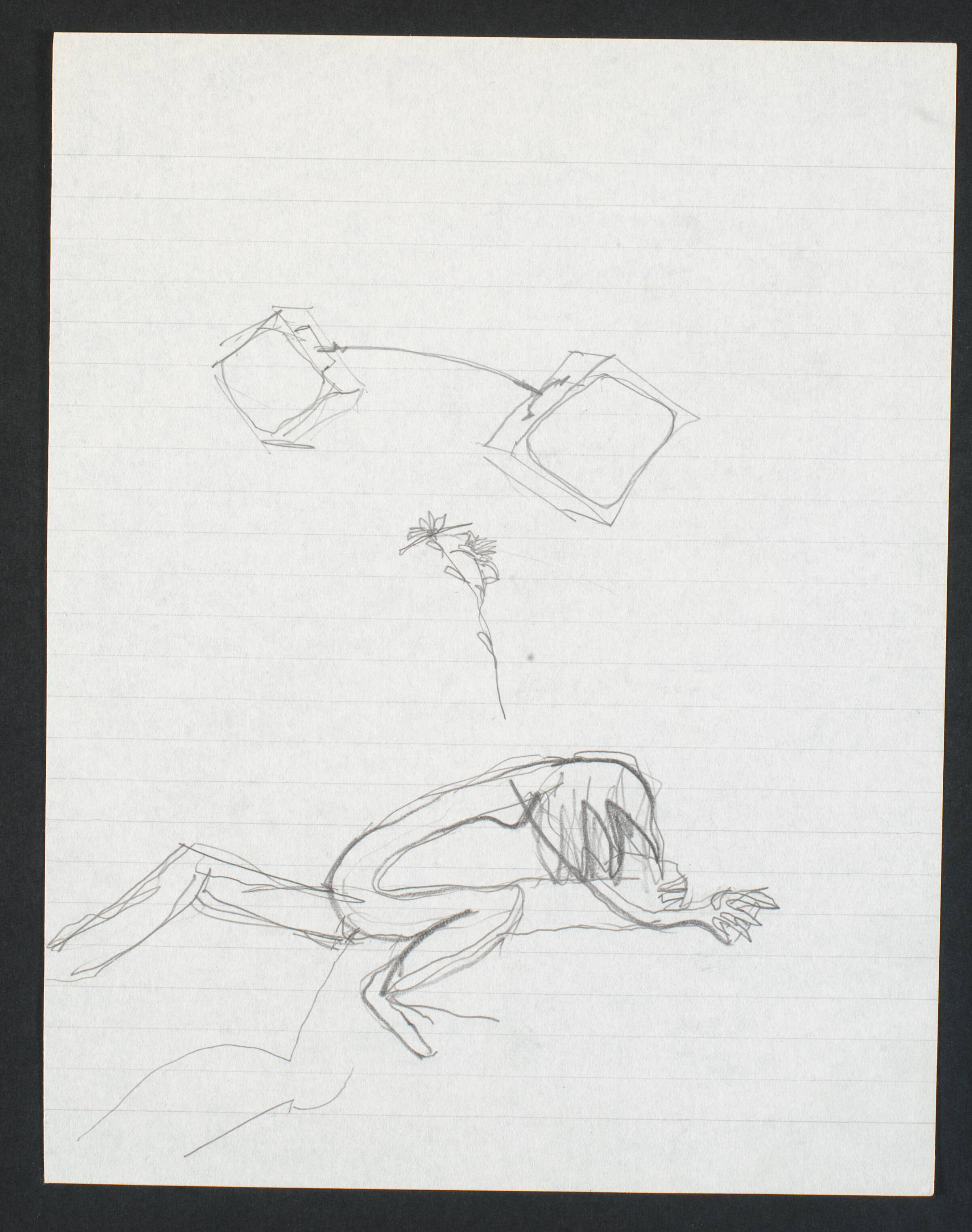 Tegning, Lone Høyer Hansen, 1984