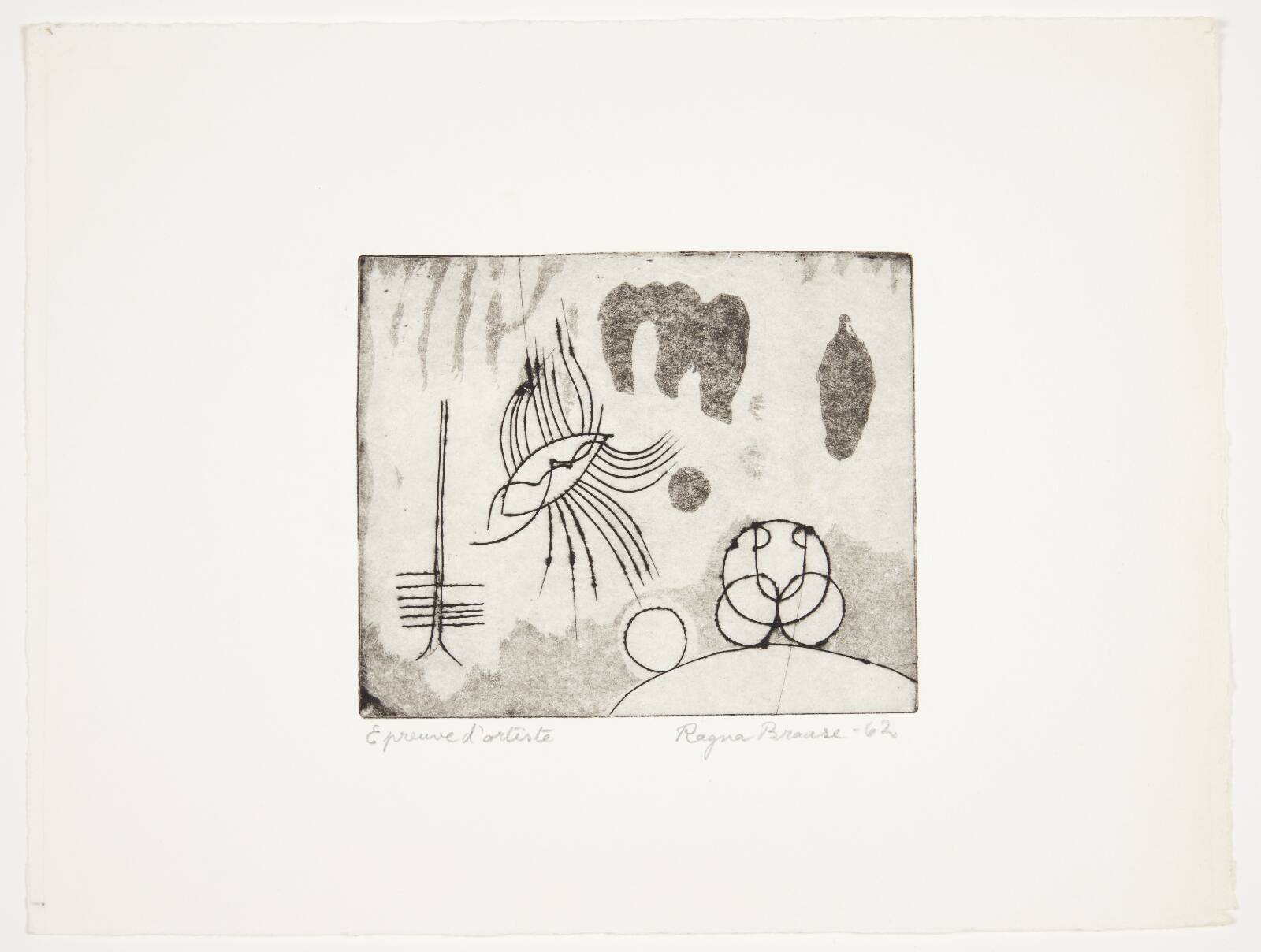 Uden titel, Ragna Braase, 1962