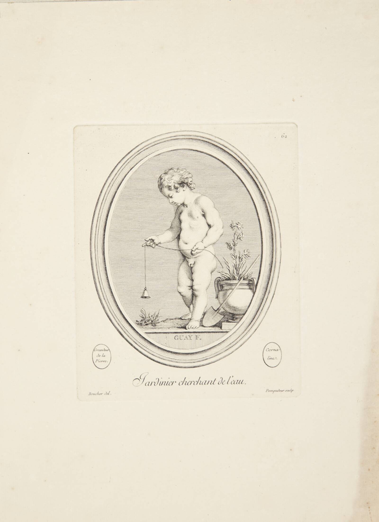 Gartner leder efter vand, Madame de Pompadour, 1753-1757
