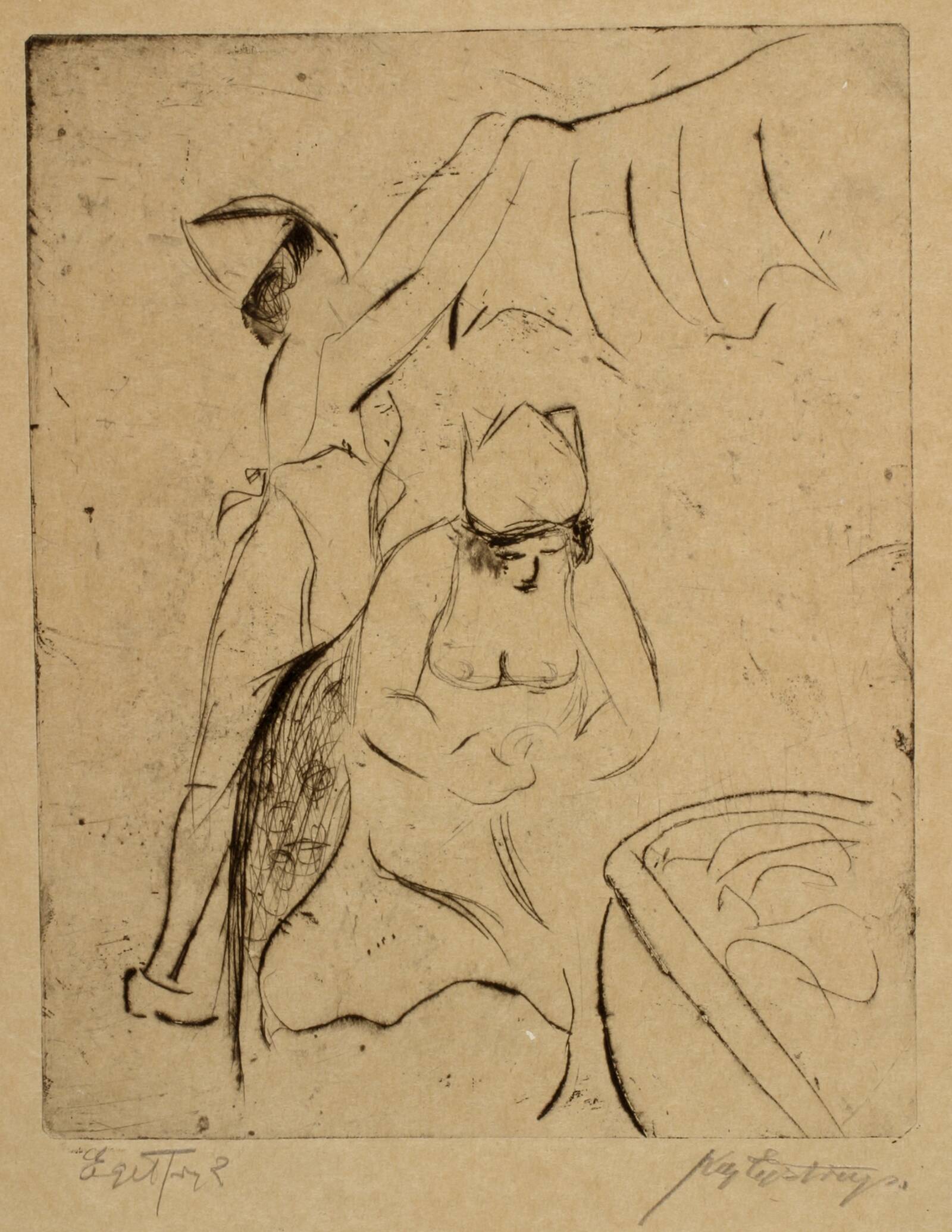 To vaskepiger, Kaj Ejstrup, 1934-1936