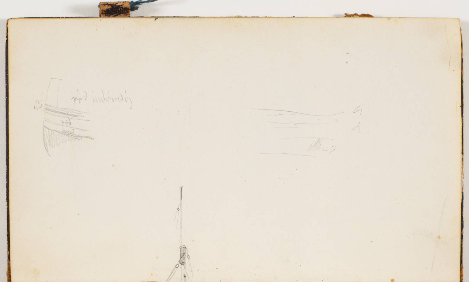 Skibsstavn samt striber, P.C. Skovgaard, 1869