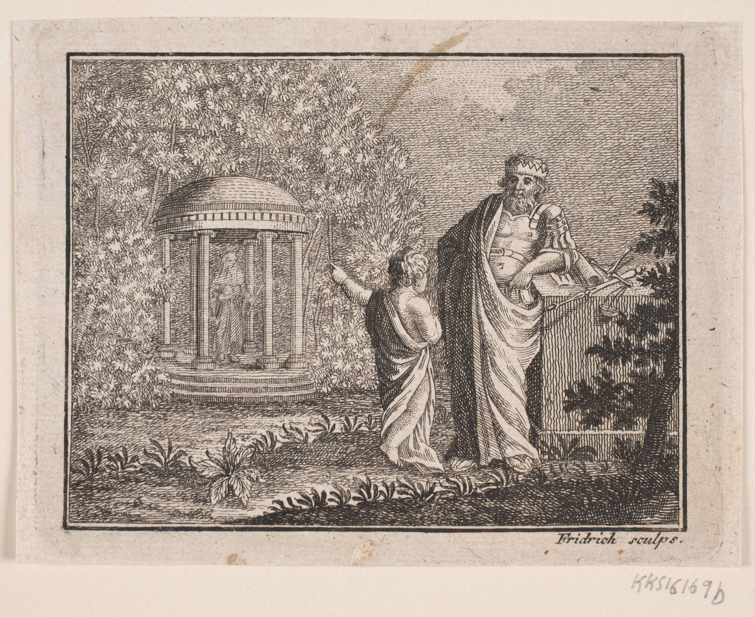 Vignet til H. Niemeyer "Bibelske Charakteristik", Johann Gottlieb Friedrich, 1742-1809