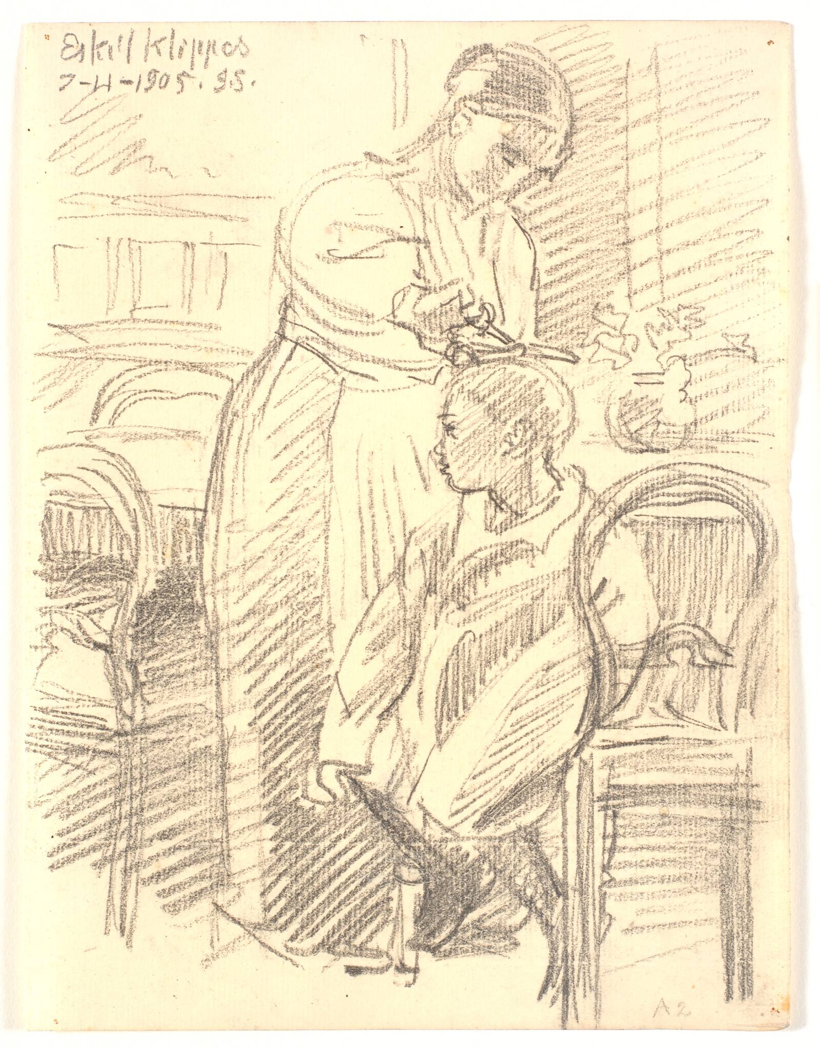 Eskil klippes, Joakim Skovgaard, 1905