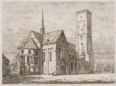 Ribe Domkirke fra den nordøstlige side