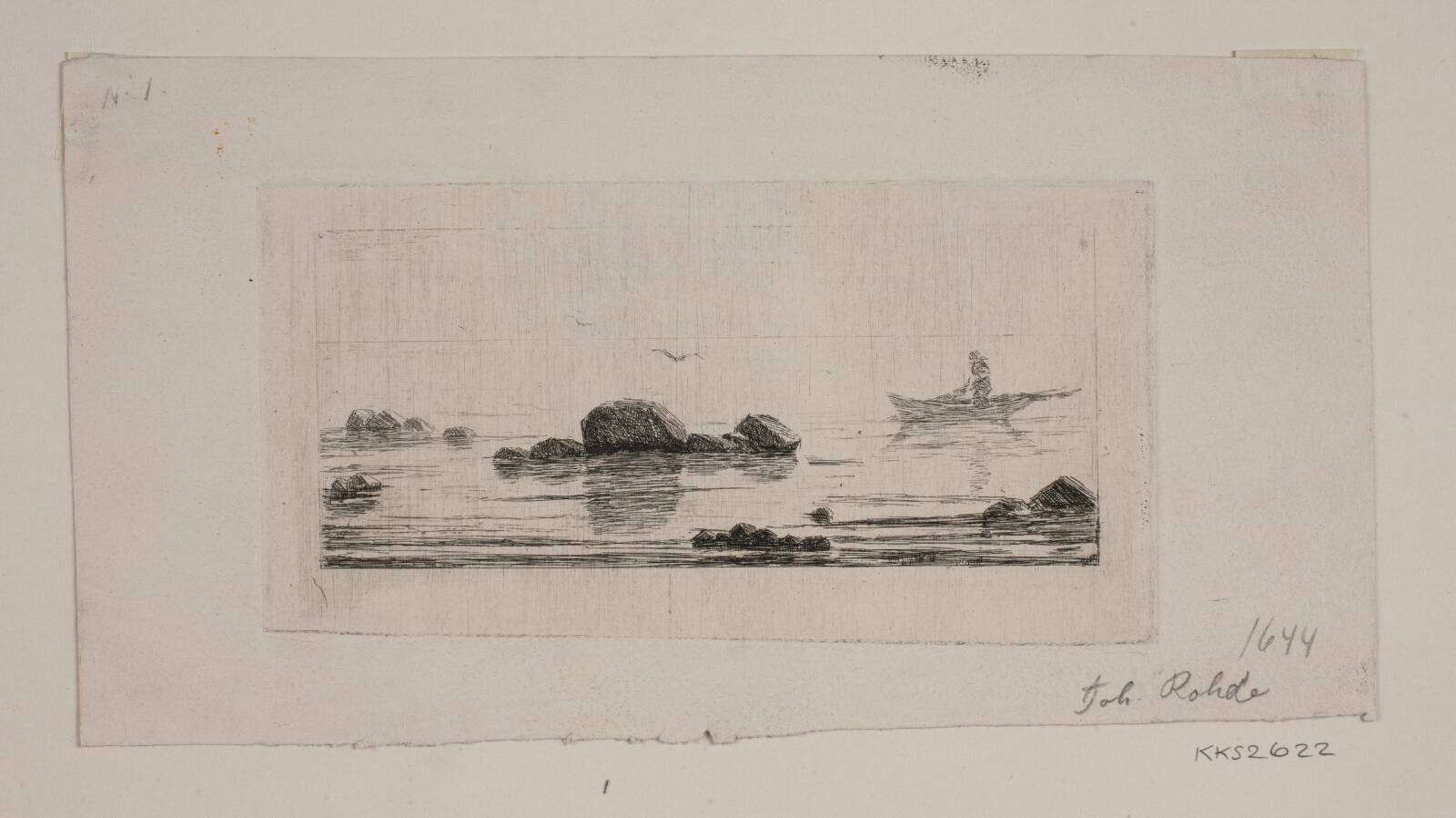 Strandparti, Johan Rohde, 1856-1935