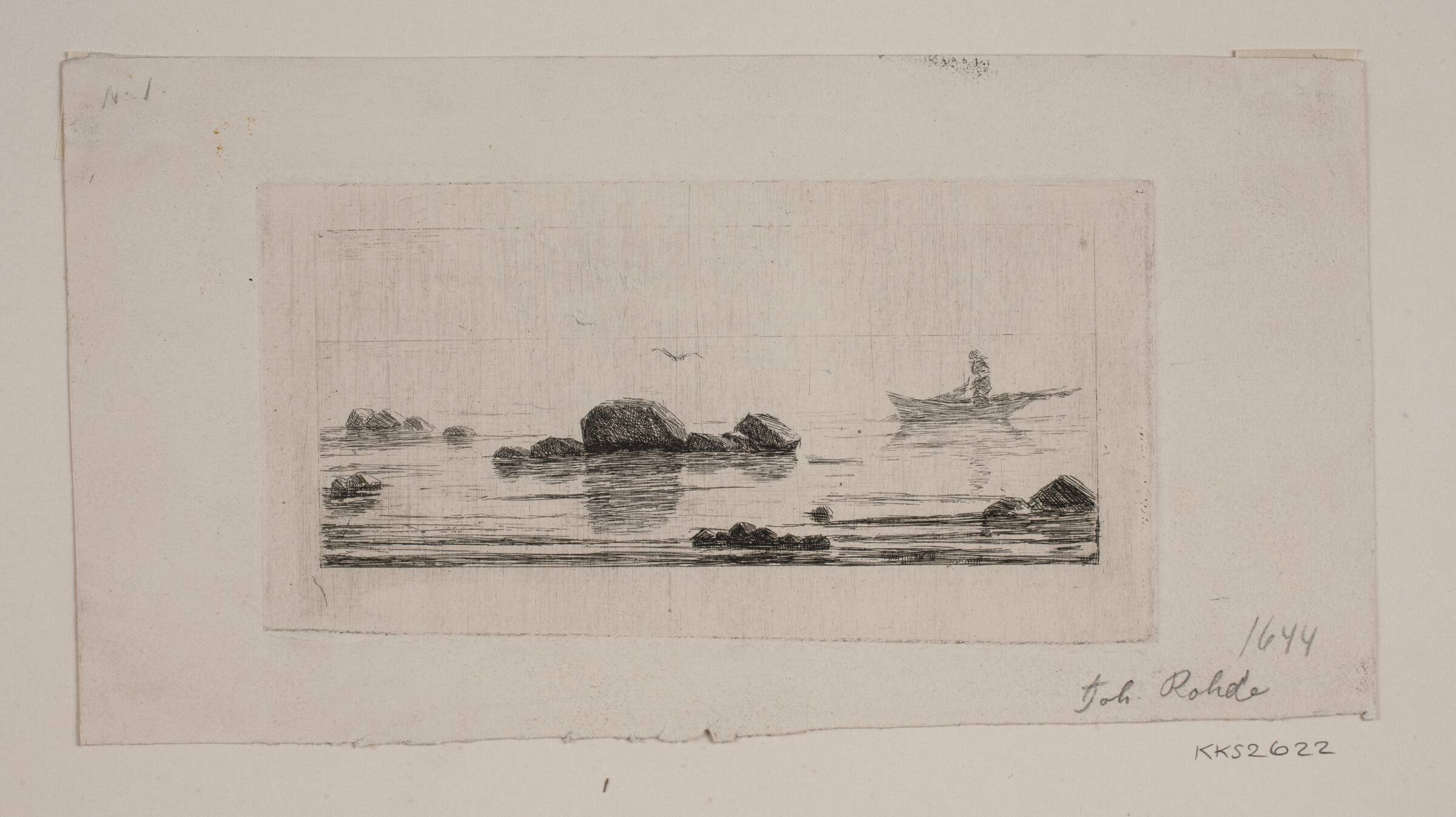 Strandparti, Johan Rohde, 1856-1935