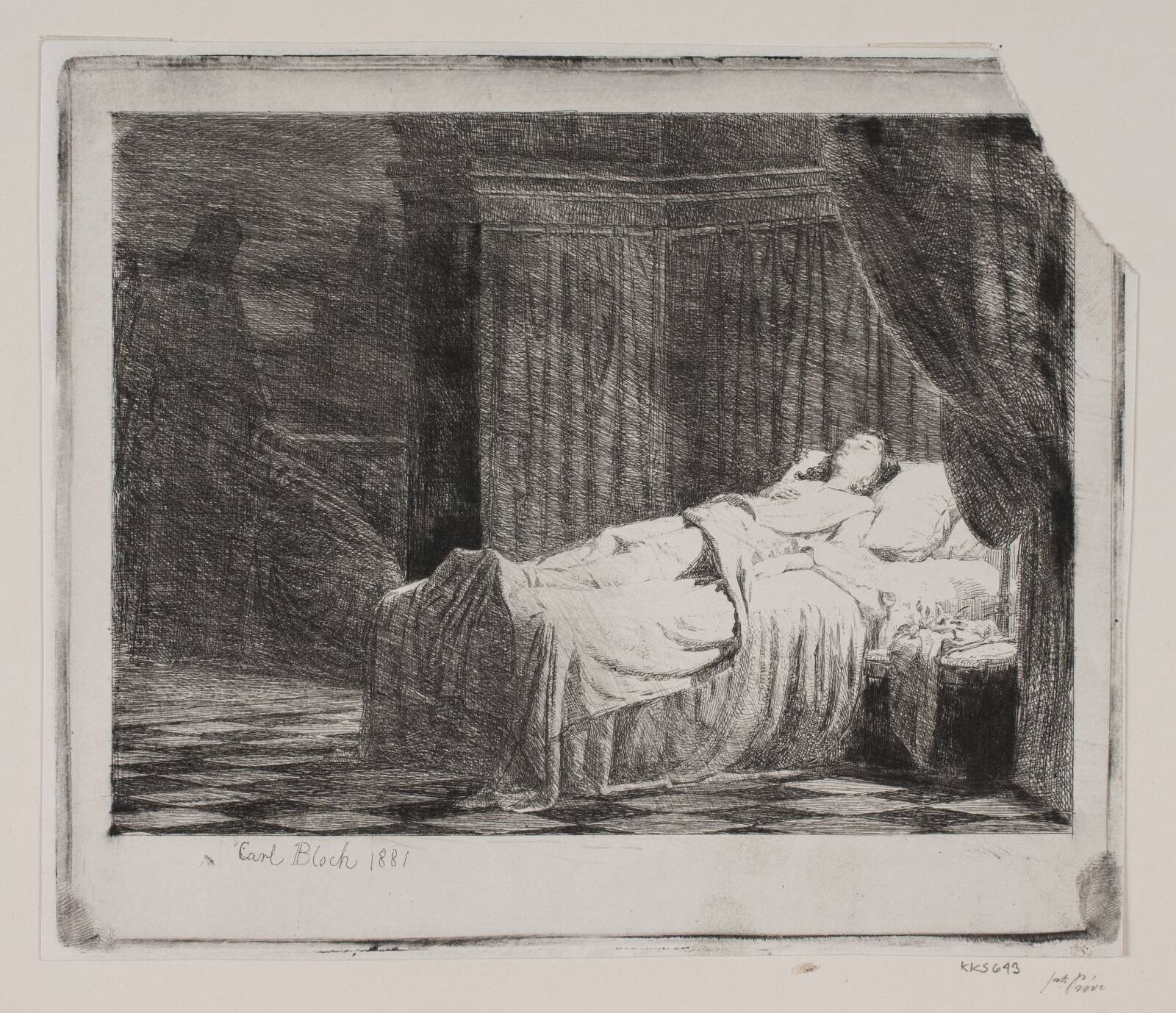Jairi Datter, Carl Bloch, 1881
