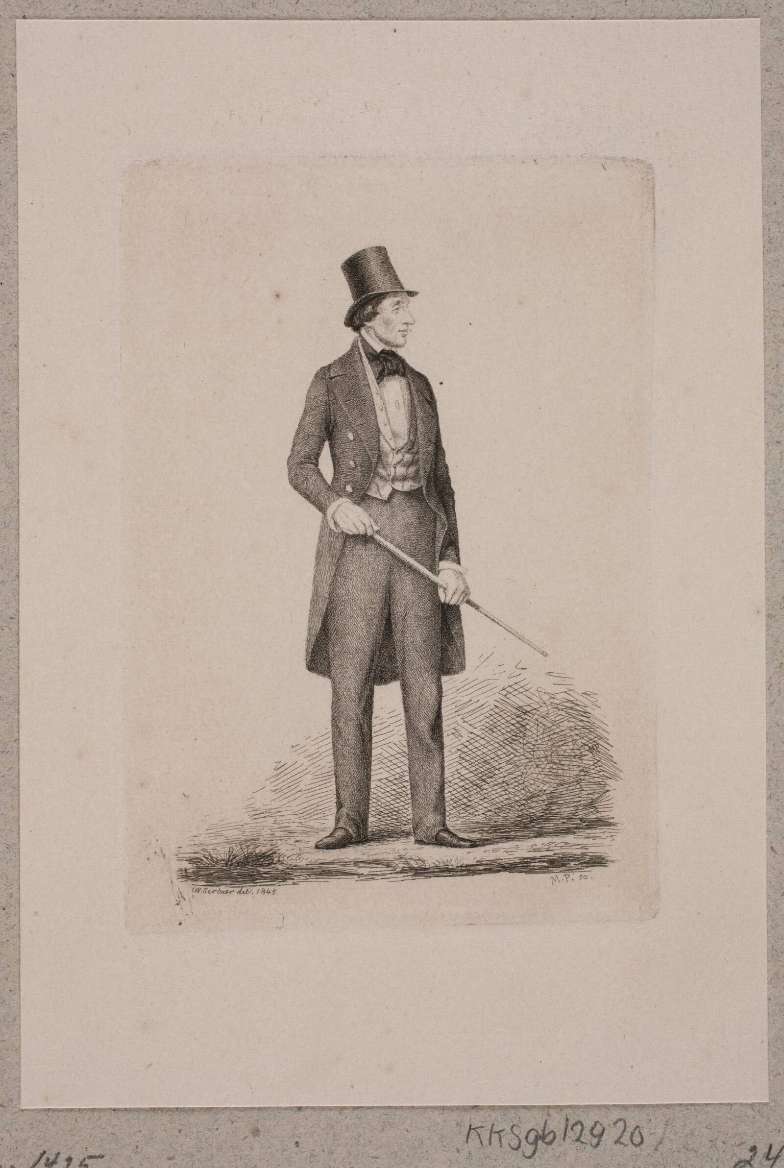 H. C. Andersen, Julius Magnus-Petersen, 1864