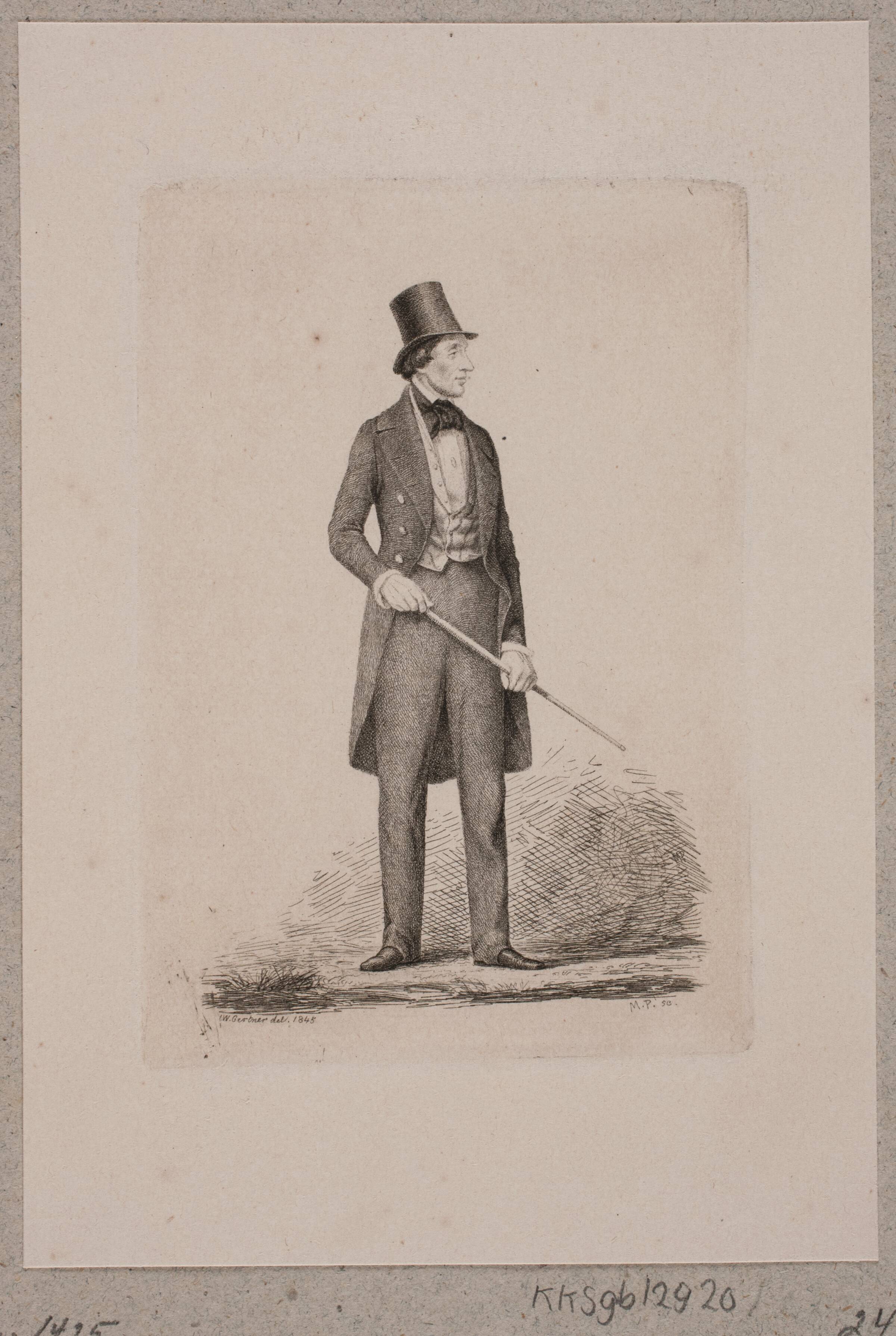 H. C. Andersen, Julius Magnus-Petersen, 1864