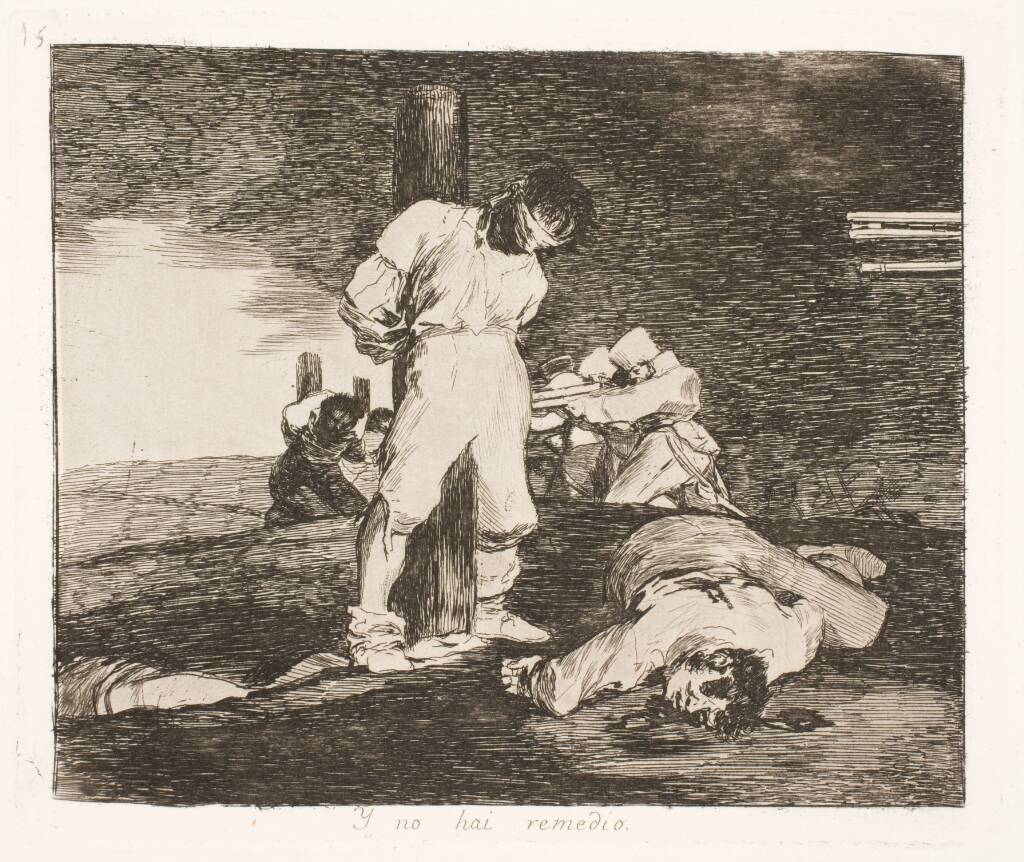 Og der er intet mere at gøre (15), Francisco de Goya, 1810-1820