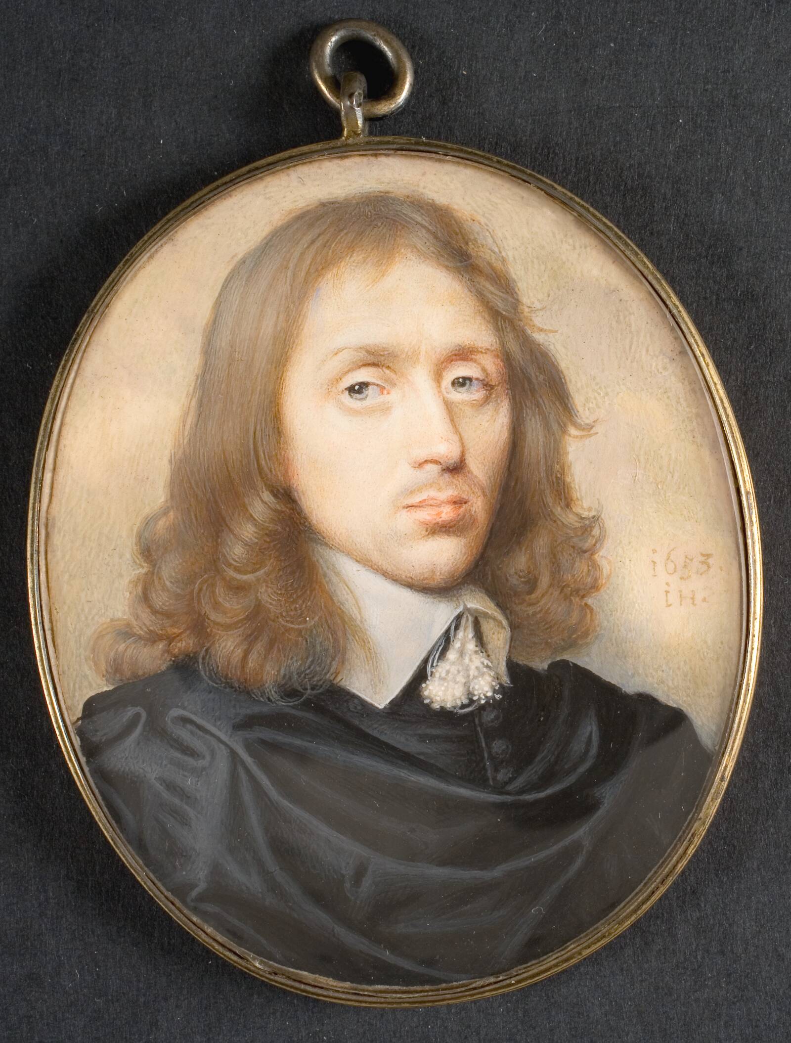 Mandsportræt, John Hoskins, 1653