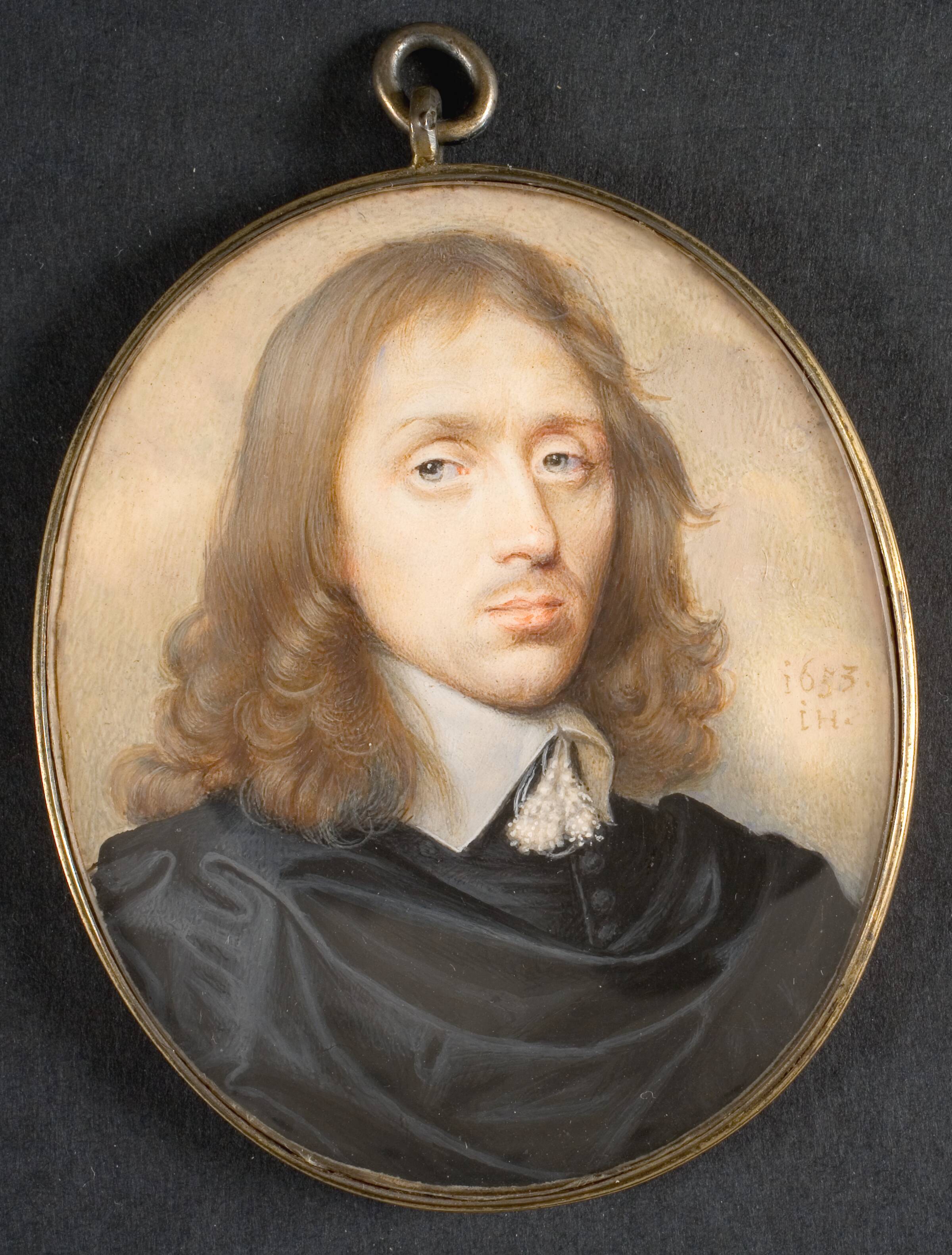 Mandsportræt, John Hoskins, 1653