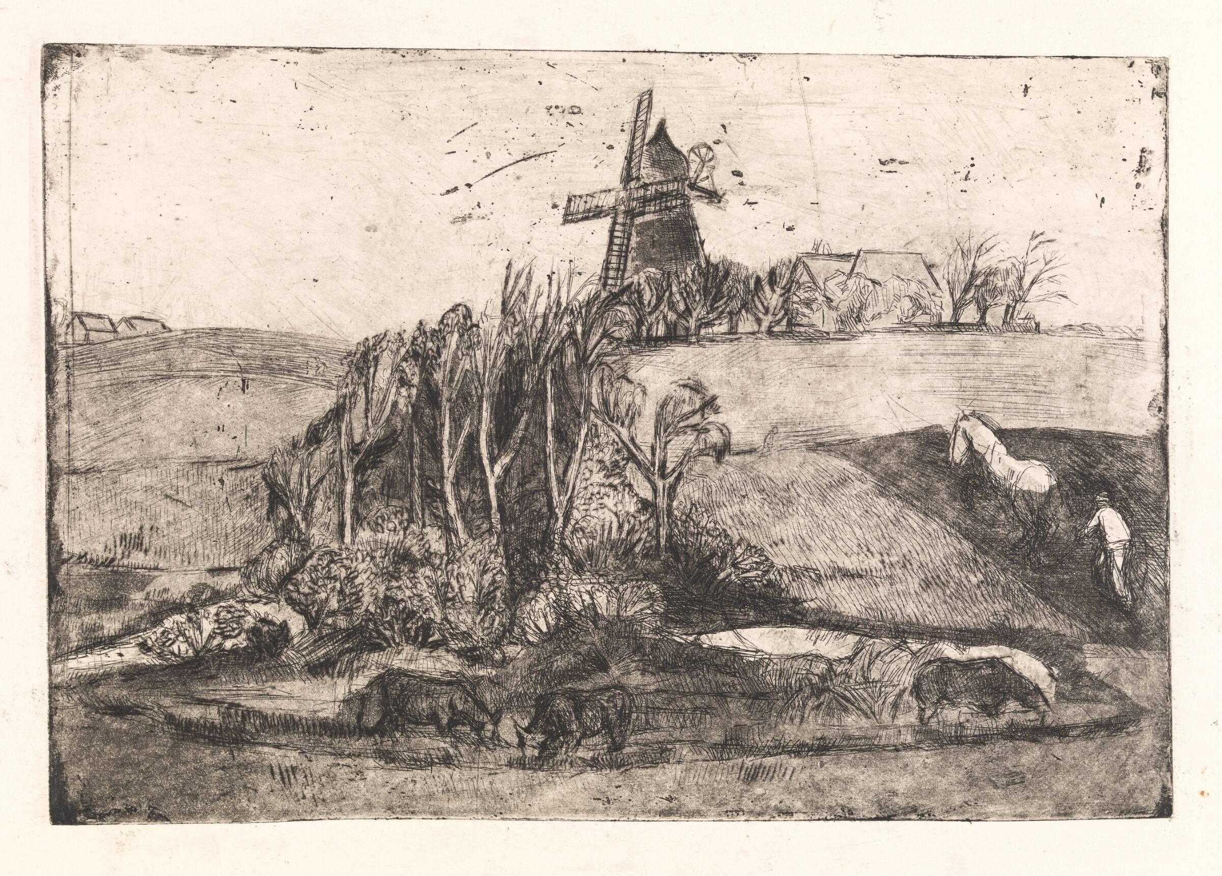 Højsager mølle, Karen Westman, 1953
