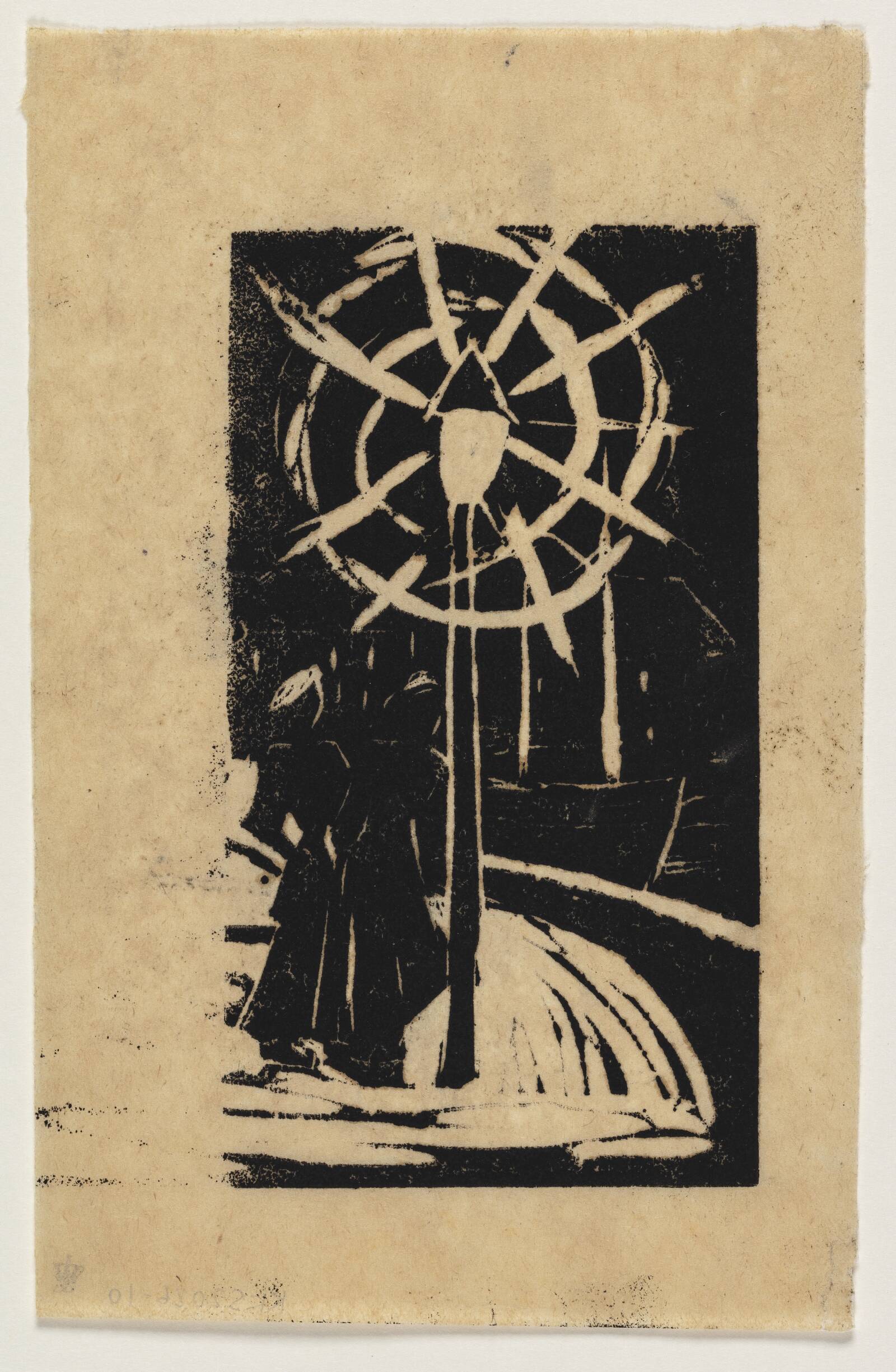 Gadescene med lygte, Johnson, William H., 1939-1942