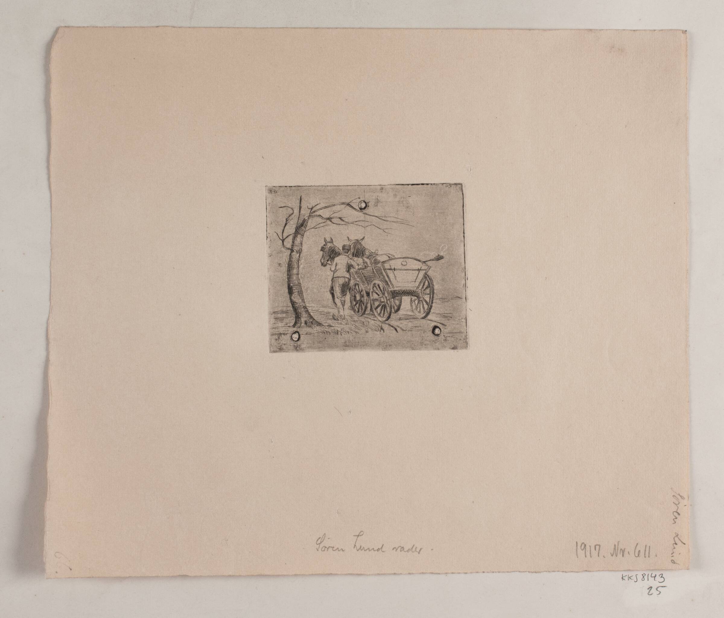 Arbejdsvogn, Søren Lund, 1917