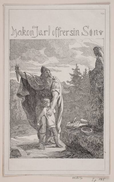 Hakon Jarl ofrer sin søn