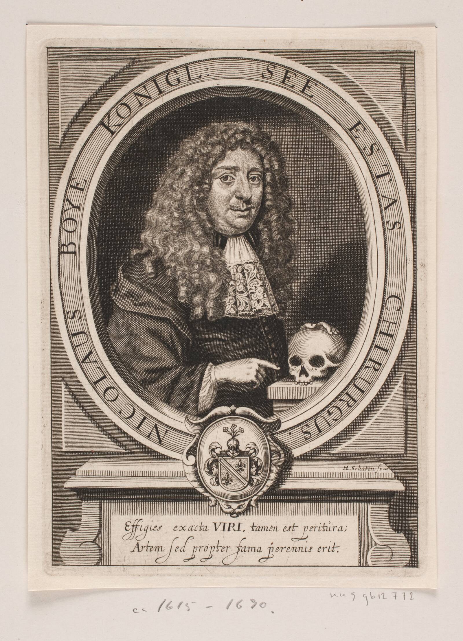 Nicolai Boye, Hubert Schaten, 1615-1690