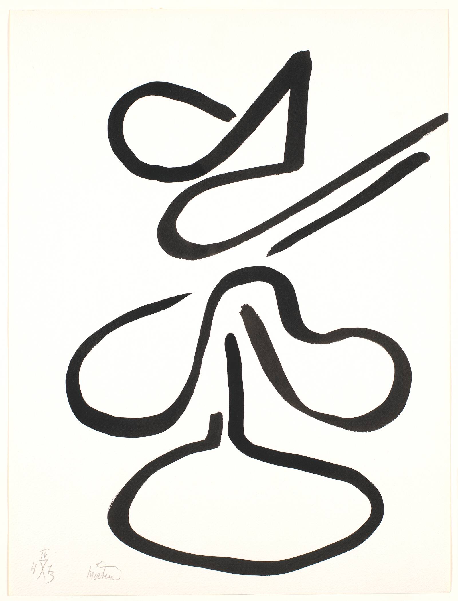Penseltegn, Richard Mortensen, 1973