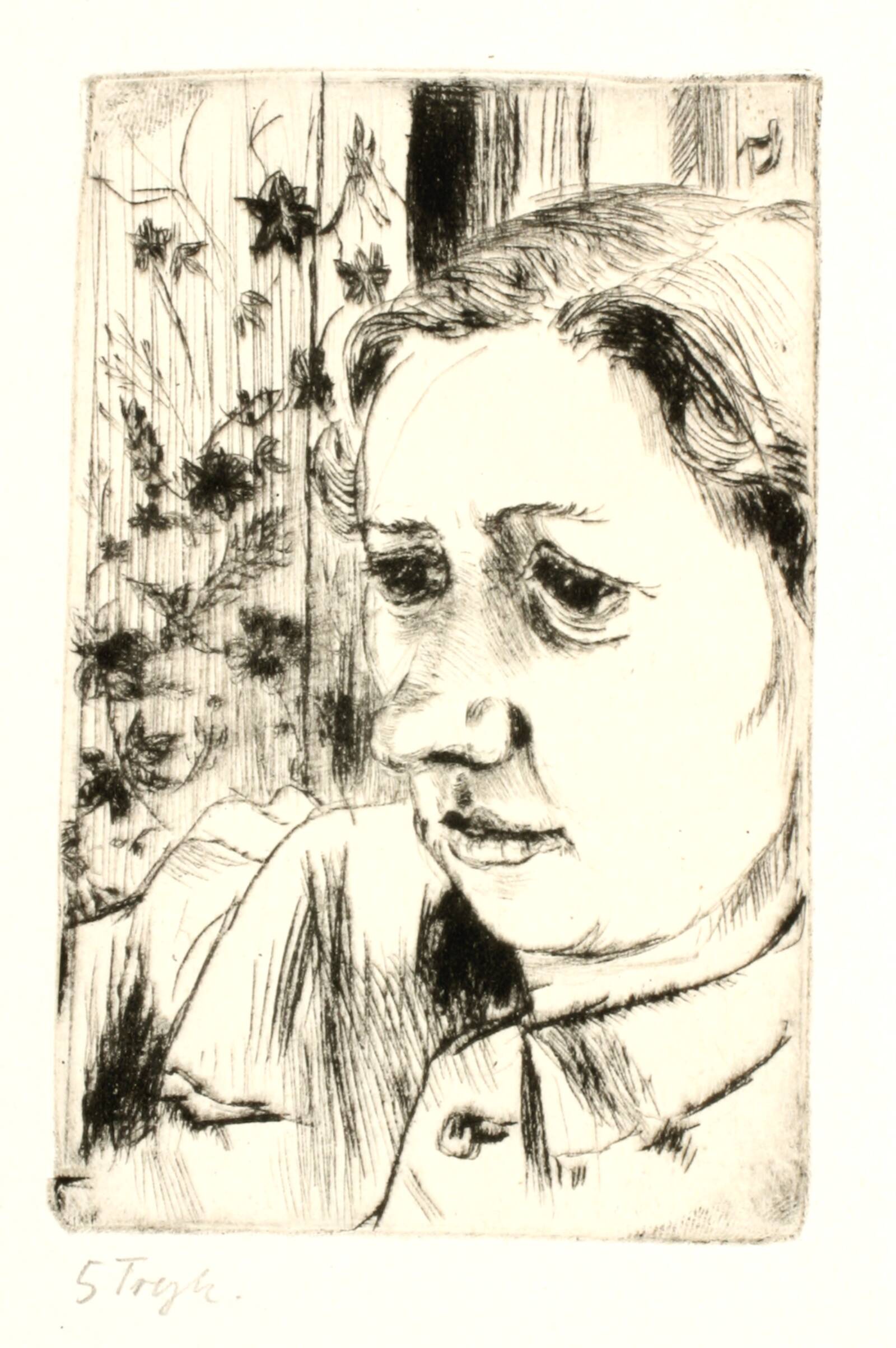 Kvindeportræt, Gunnar Aagaard Andersen, 1939